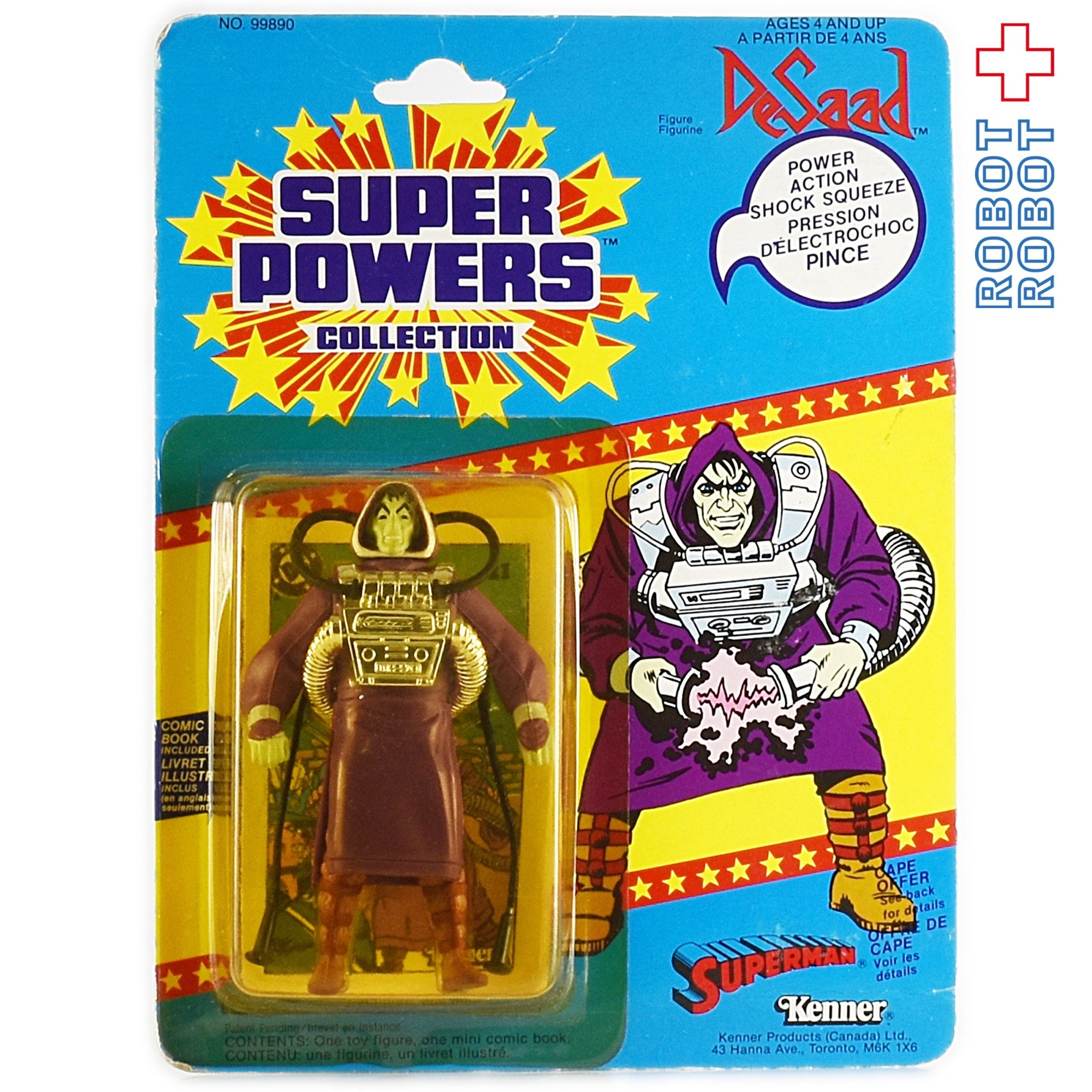 【当時物・完品】スーパーパワーズ パラデーモン ケナー フィギュア ミニブック付 ケナー スーパーパワーズ デサード アクションフィギュア – ROBOTROBOT