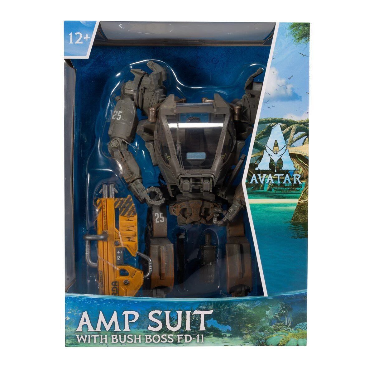 ［1月上旬入荷予定］マクファーレン アバター ウェイ・オブ・ウォーター AMPスーツ ブッシュボス・FD-11 7インチ アクションフィギュア 未開封