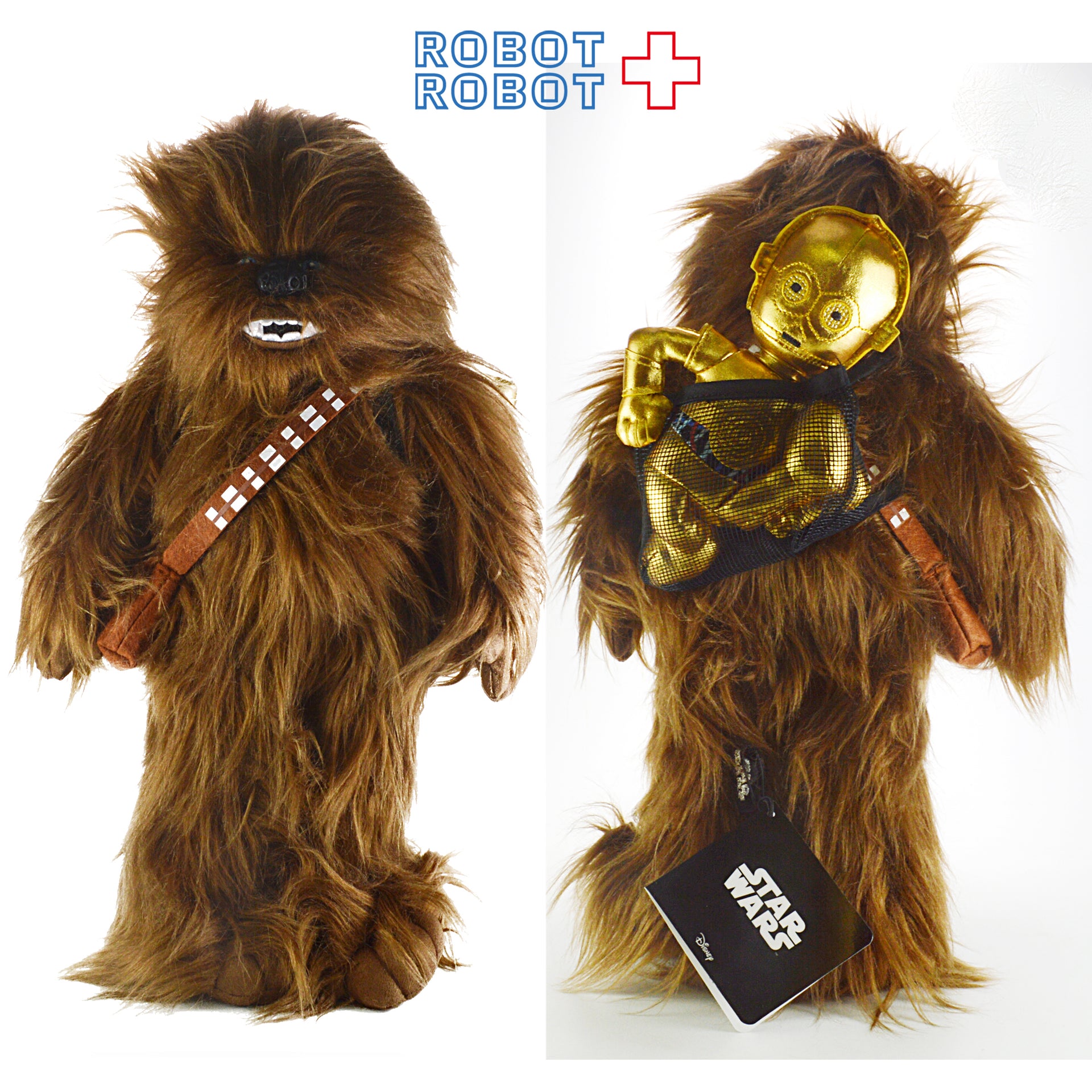 タカラトミー スター・ウォーズ ぬいぐるみS チューバッカ & C-3PO 