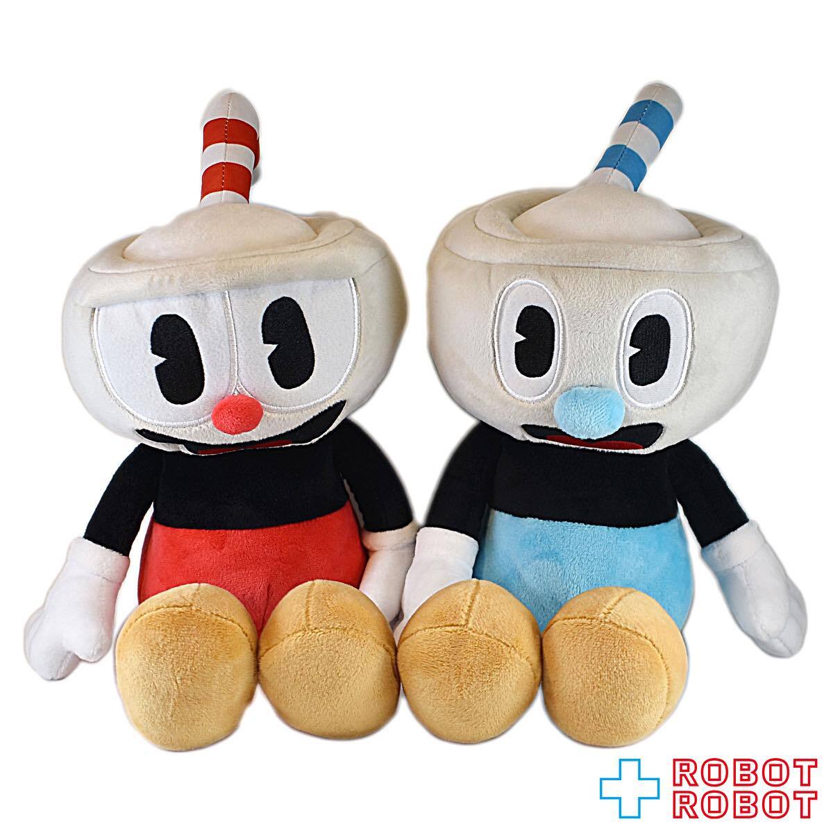 エンスカイ CUPHEAD おすわり ぬいぐるみ カップヘッド マグマン セット