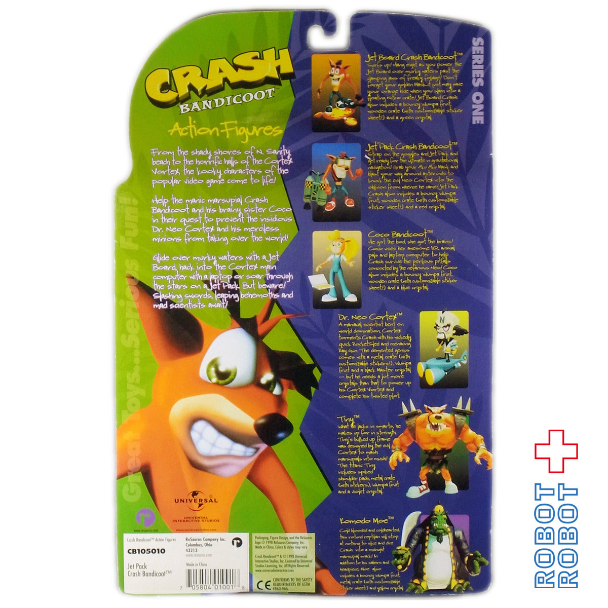 クラッシュ・バンディクー アクションフィギュア Jet Pack