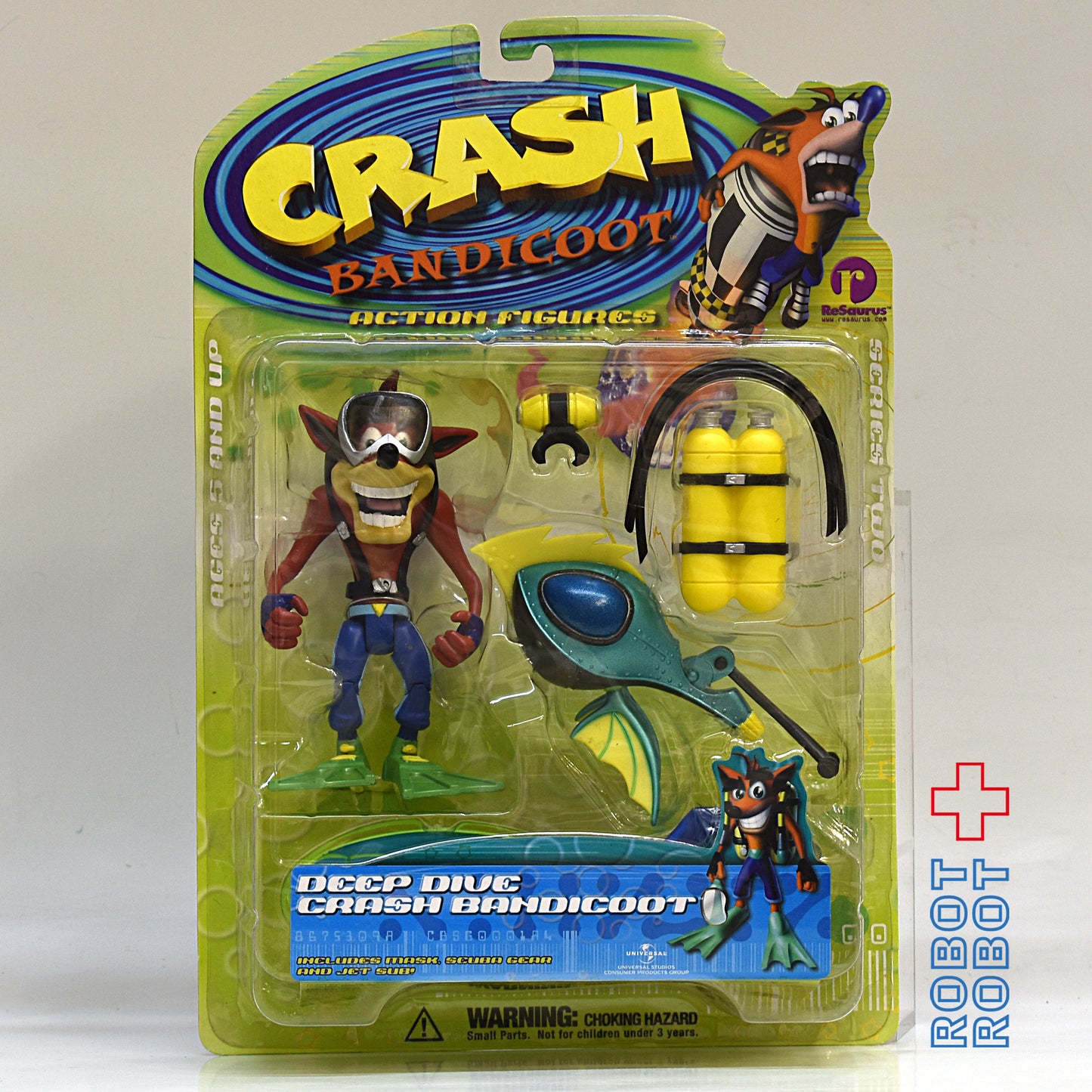 クラッシュ・バンディクー アクション・フィギュア ディープダイブクラッシュバンディクー