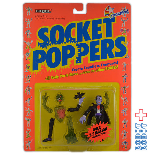 ソケットポッパーズ スワンプモンスター & 吸血鬼 アクションフィギュア MOC