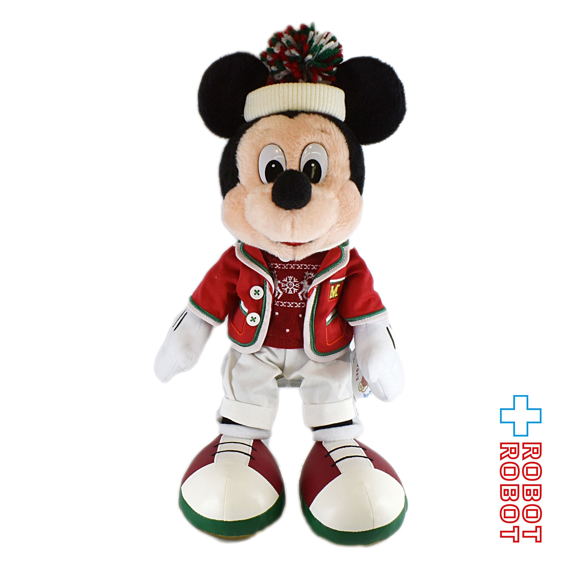 東京ディズニーランド 2019 ディズニー・クリスマス ミッキーマウス ぬいぐるみ レトロ