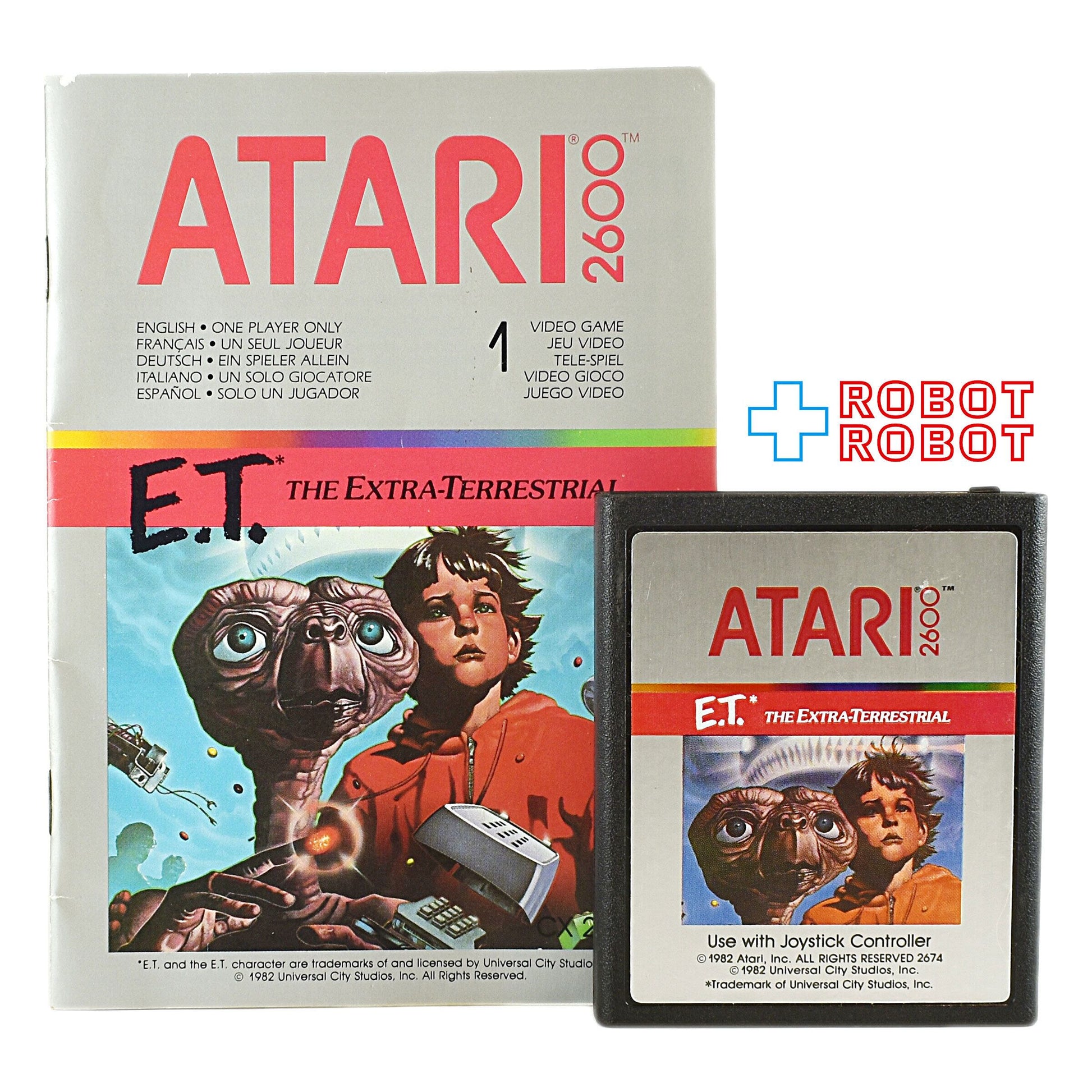アタリ ATARI 2600 E.T. ゲームカセット パッケージ無し