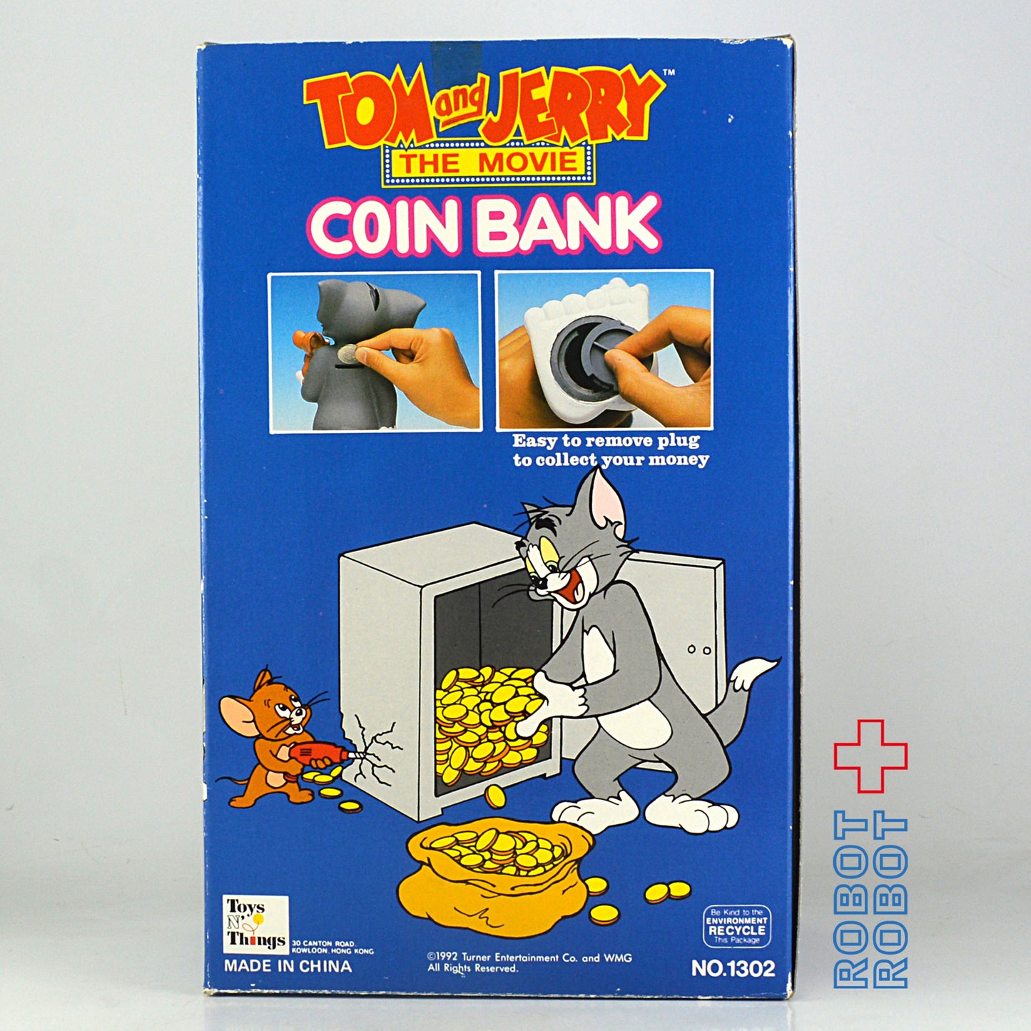 トム＆ジェリー ソフビ貯金箱 バンク フィギュア