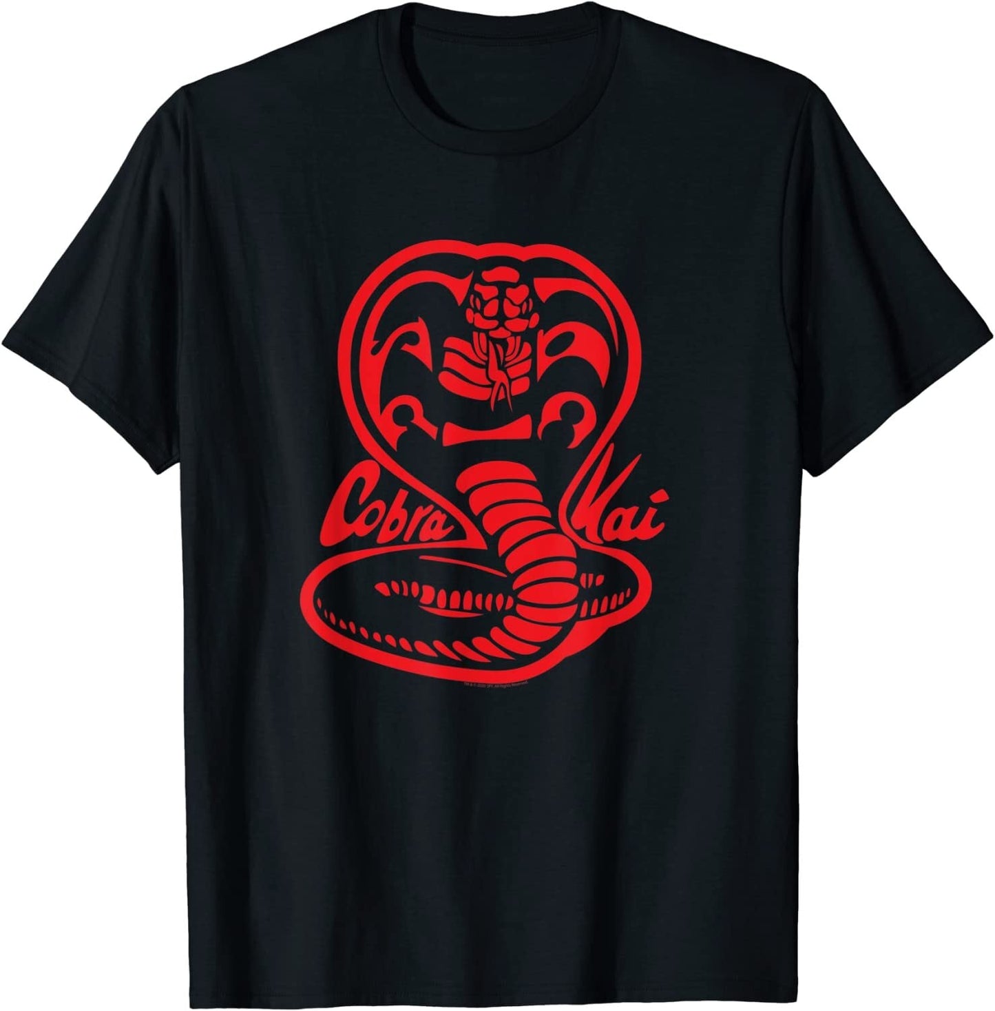 Tシャツ コブラ会 Cobra Kai スネーク ロゴ レッド
