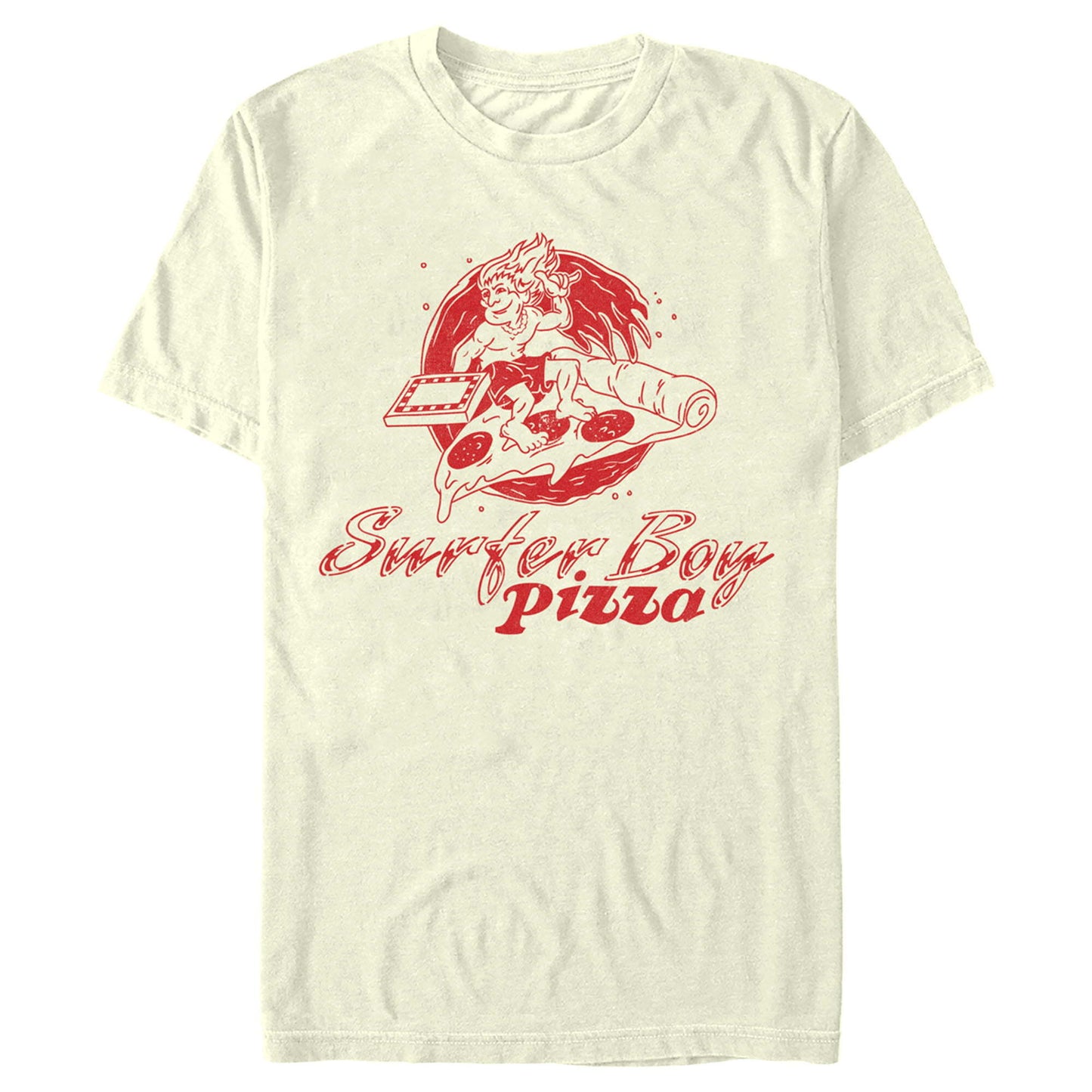 ストレンジャー・シングス Tシャツ Stranger Things Surfer Boy Pizza Costume Graphic Tee