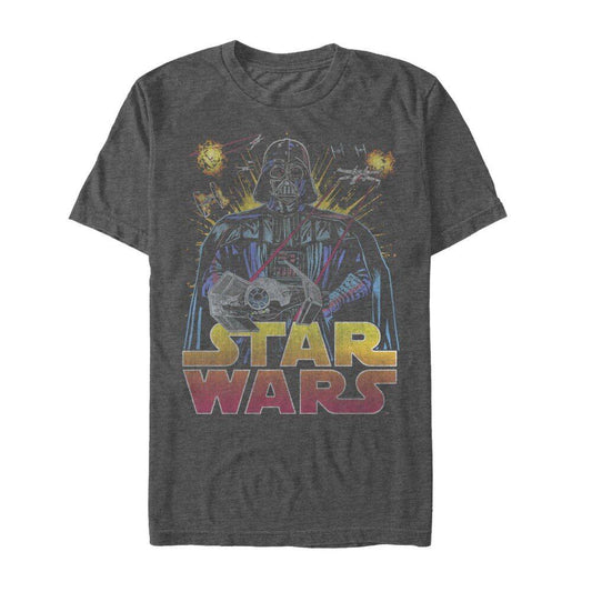 スター・ウォーズ Tシャツ Star Wars Darth Vader Battle Charcoal Heather