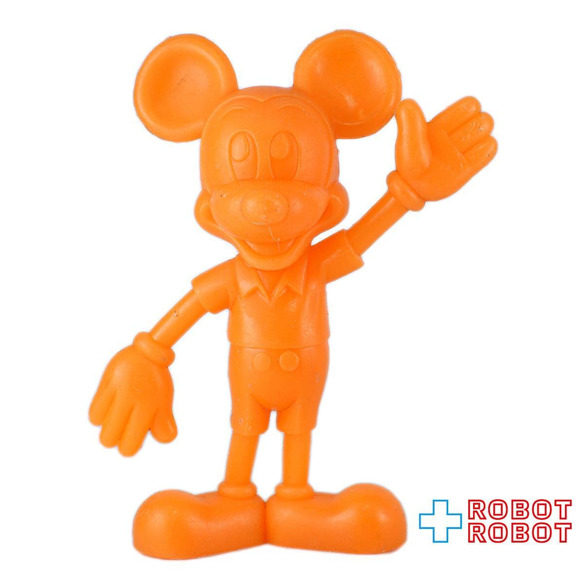 Marx ディズニー ミッキーマウス プラスチック フィギュア オレンジ