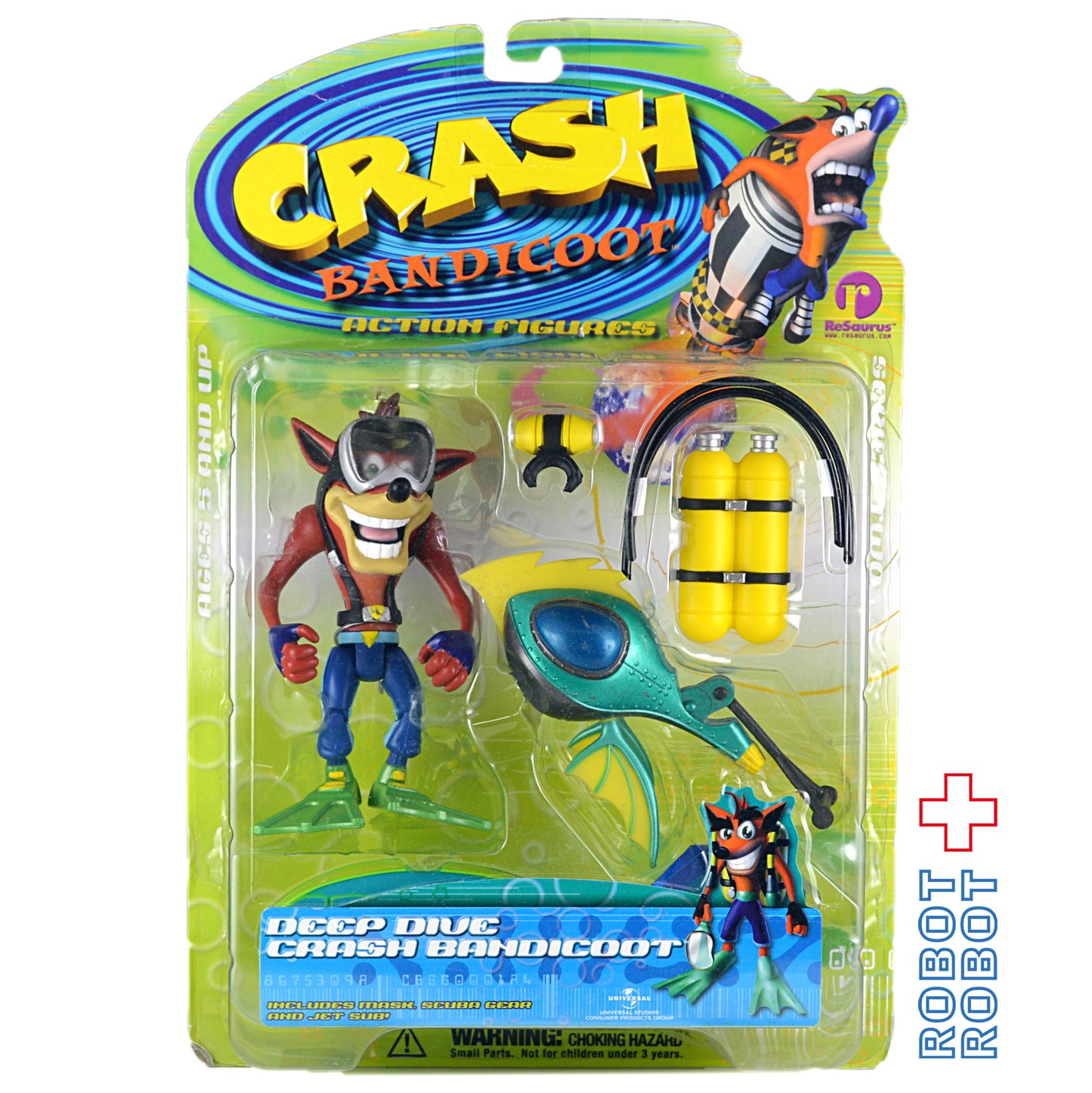 クラッシュ・バンディクー バンディクー・ディープダイバー アクションフィギュア
