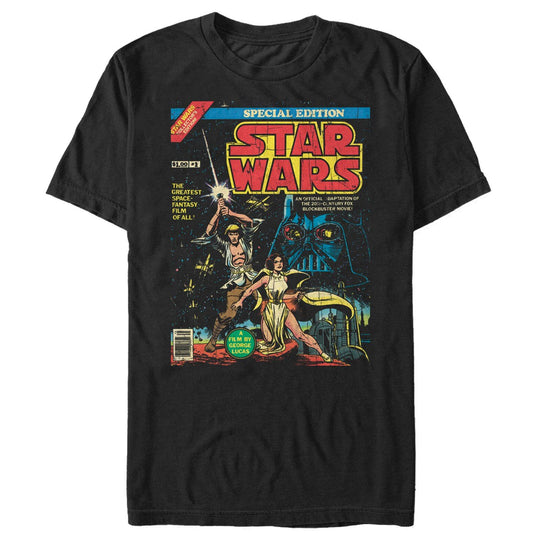 スター・ウォーズ Tシャツ Star Wars Special Edition Comic Book Black