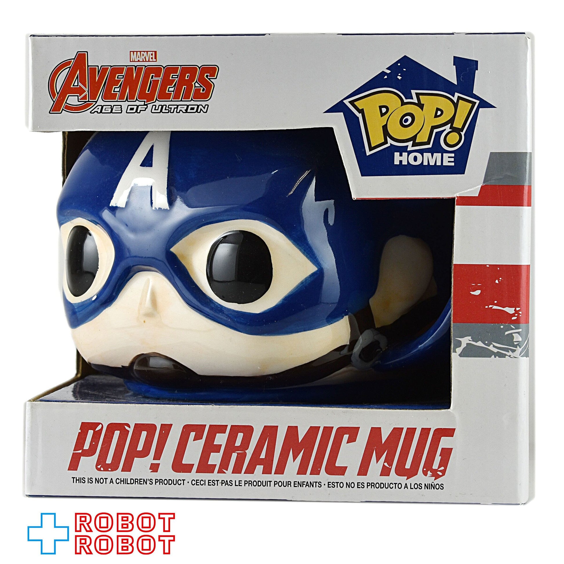 ファンコ POP! HOME アベンジャーズ エイジ・オブ・ウルトロン キャプテン・アメリカ 陶器 マグカップ 国内版