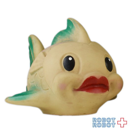 魚 フィッシュ ラバードール 白黒目 全長14センチ 難あり