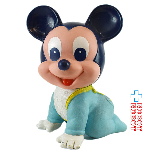 ヤングエポック ディズニー ベビー ミッキーマウス はいはい ラバー人形 JAPAN