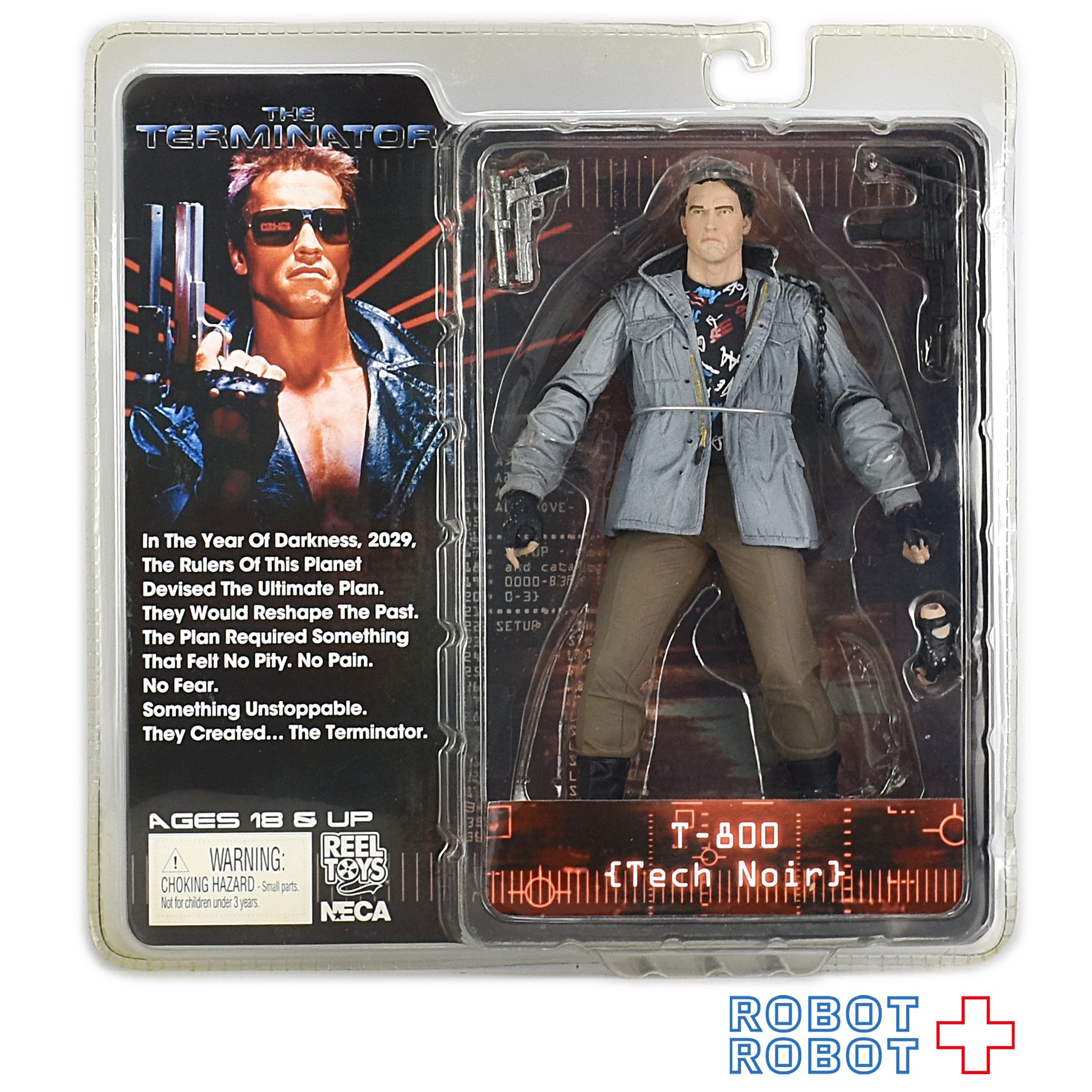NECA T2 ターミネーター T-800 テックノワール アクションフィギュア 未開封