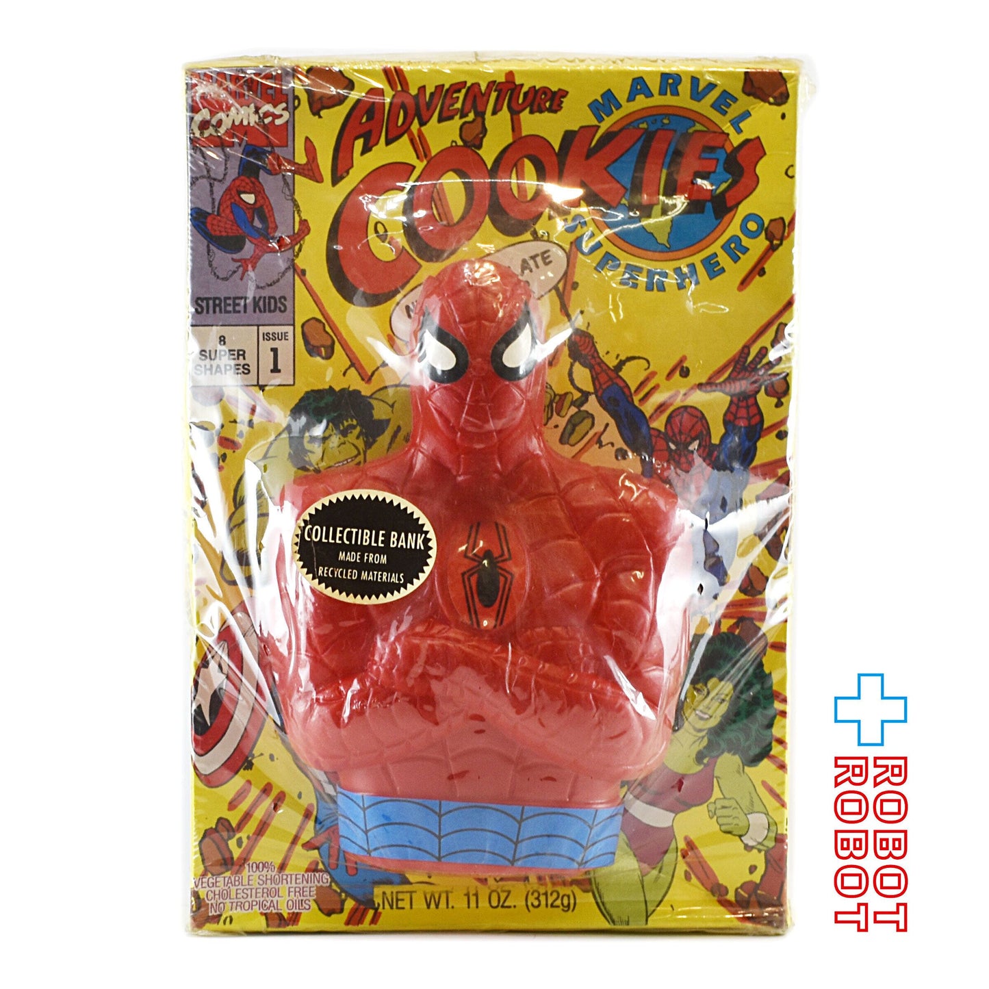 マーベル スーパーヒーロー アドベンチャー クッキーズ スパイダーマン 貯金箱 未開封