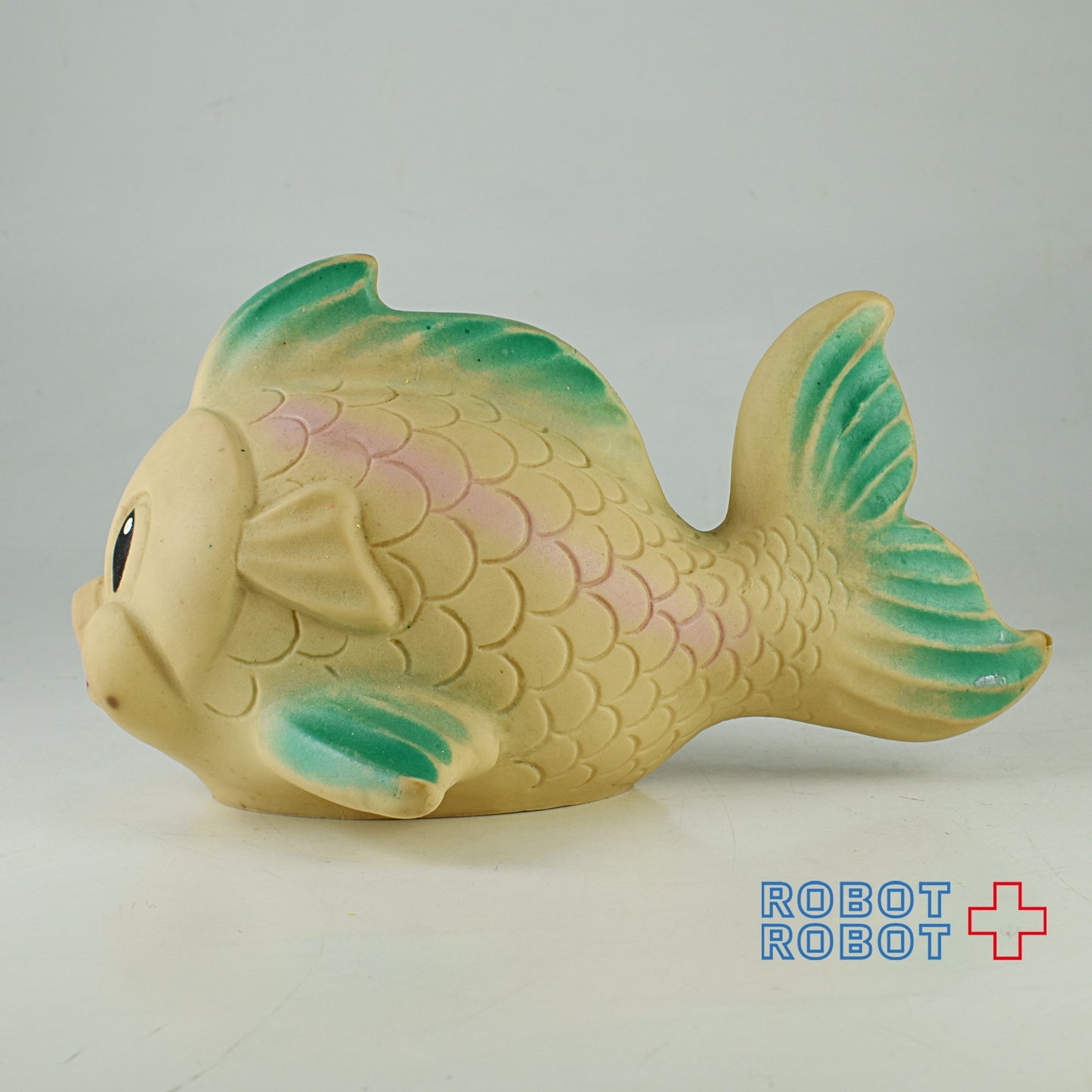 魚 フィッシュ ラバードール 白黒目 全長14センチ 難あり