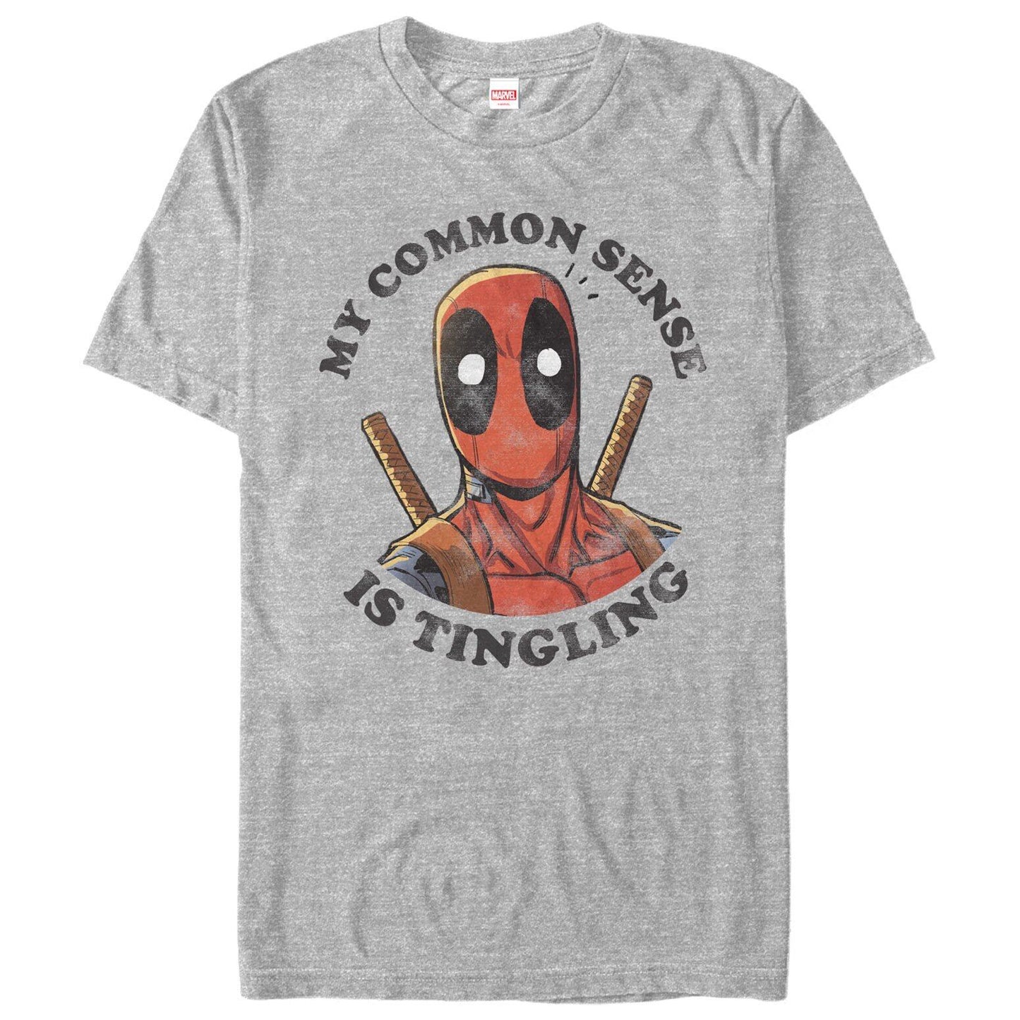 マーベル Tシャツ Marvel Deadpool Common Sense Athletic Heather 3X