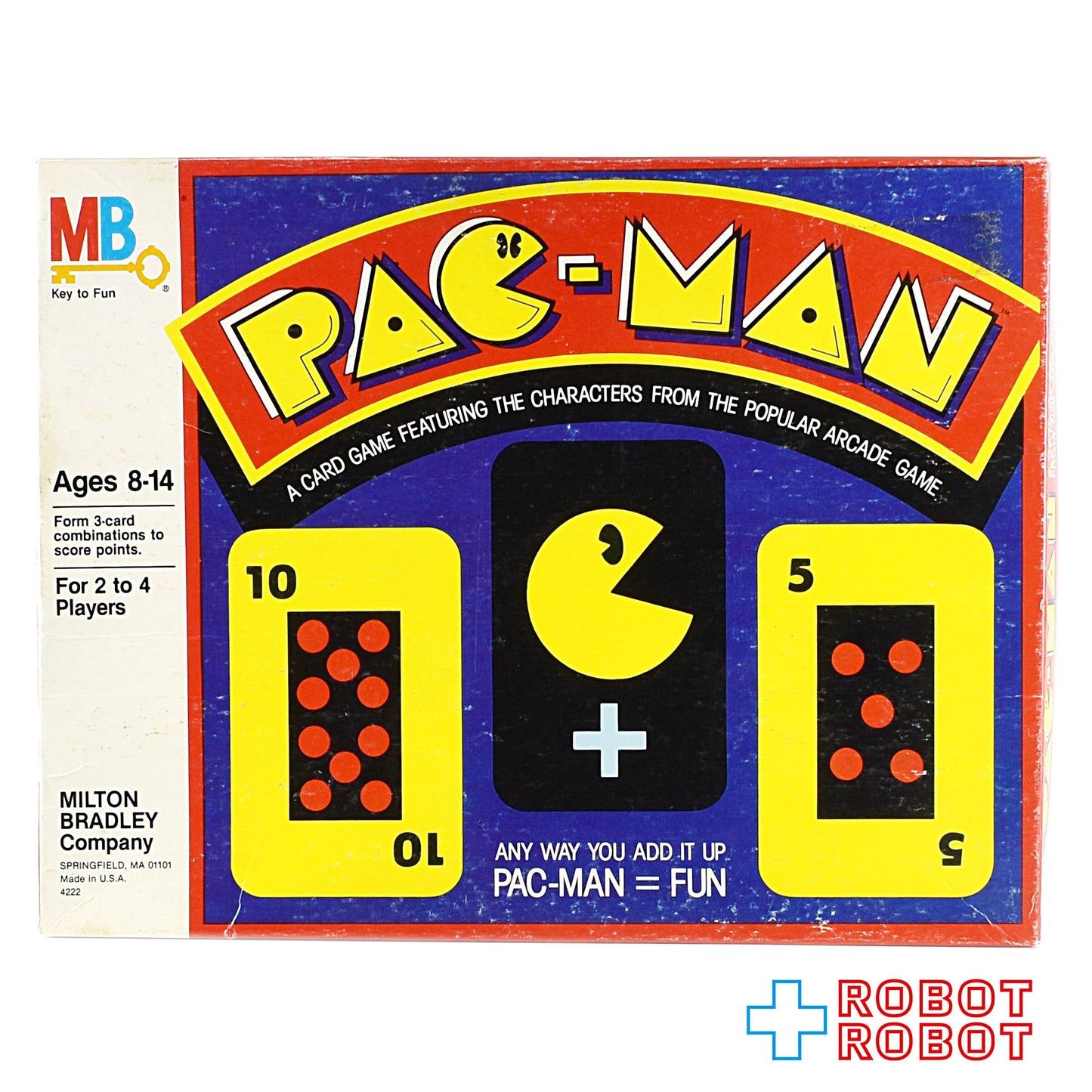 MB ミルトン・ブラドリー社 パックマン カードゲーム  1982 箱入