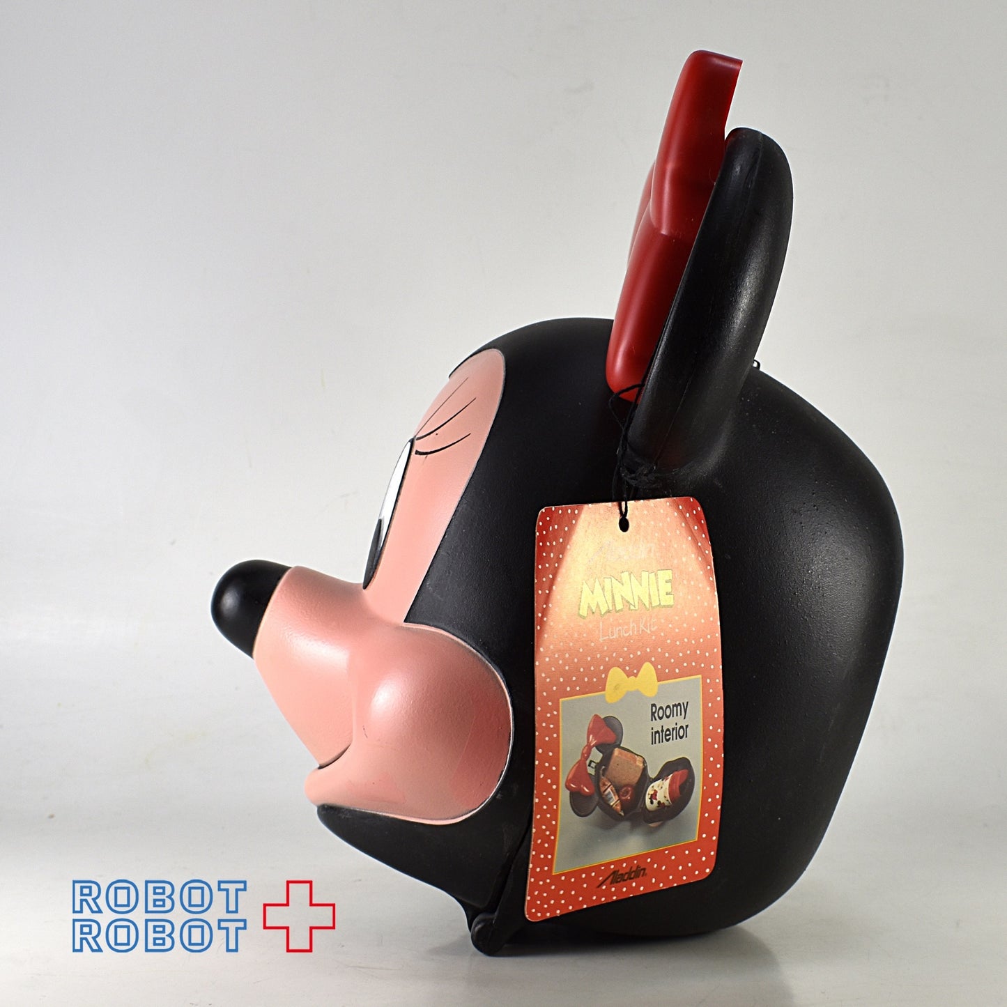 ミニーマウスの顔のカタチのランチボックス ALADDIN