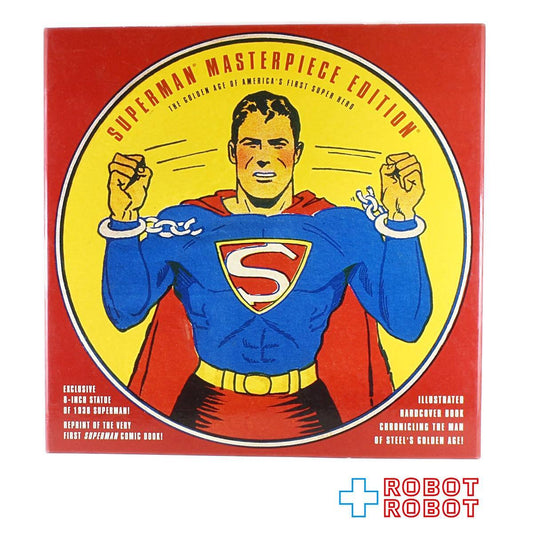 クロニクルブックス DC スーパーマン マスターピース エディション 8インチ スタチュー w/ コミック