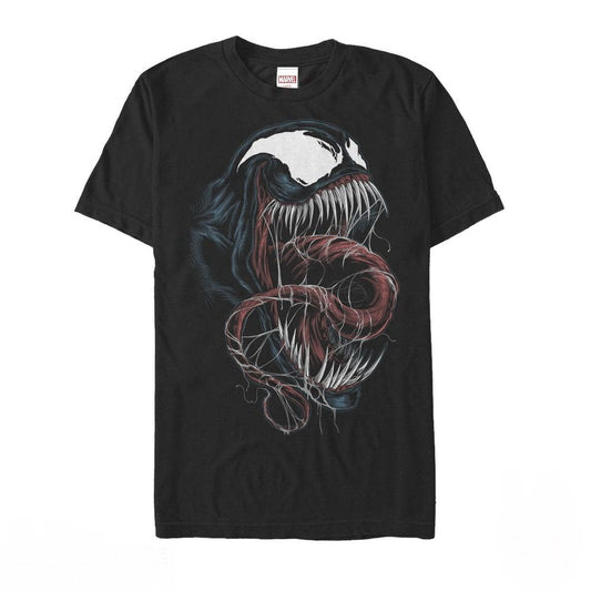 マーベル Tシャツ Marvel Venom Close-Up Black