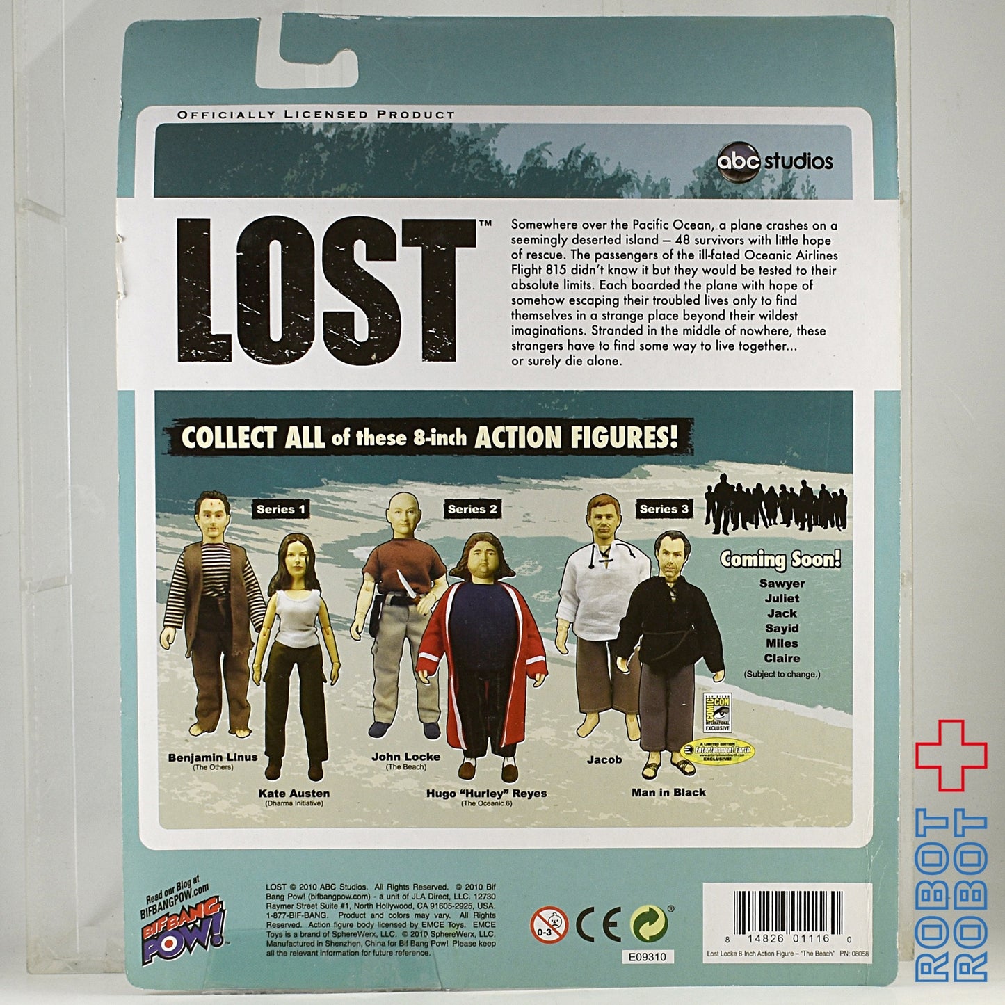 ロスト LOST ジョン・ロック (ザ・ビーチ)  8インチ アクションフィギュア
