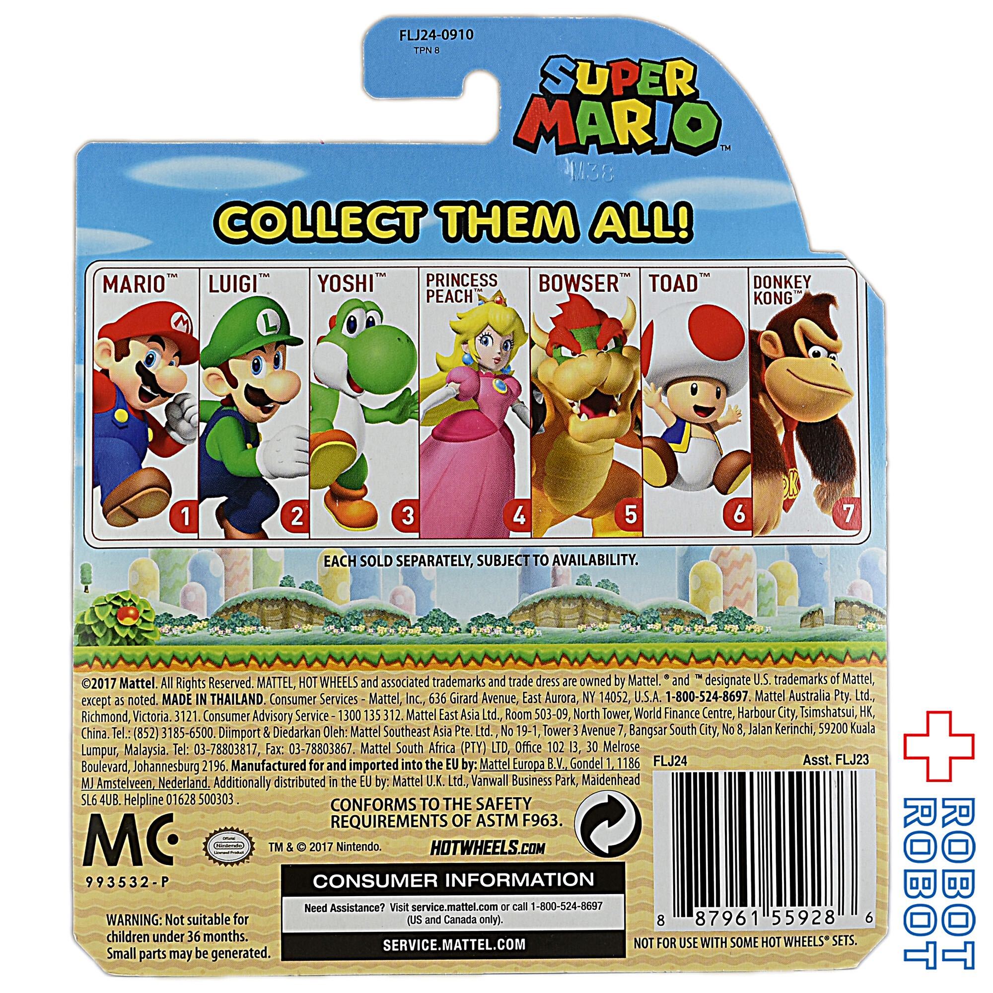 ホットウィール スーパーマリオ キャラクターカーズ 7種セット