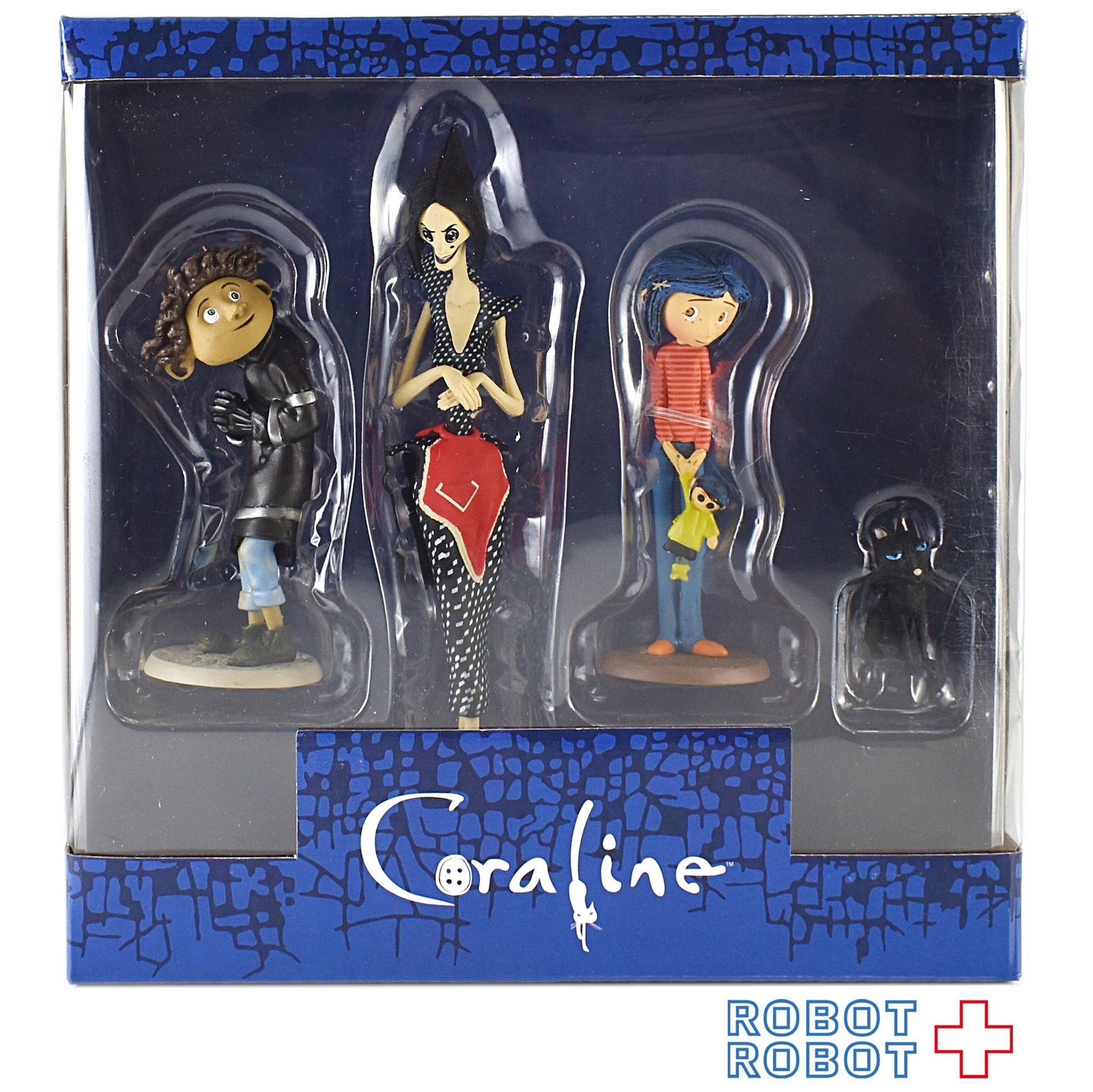 NECA コララインとボタンの魔女 PVC フィギュアリン 3体セット 未開封 