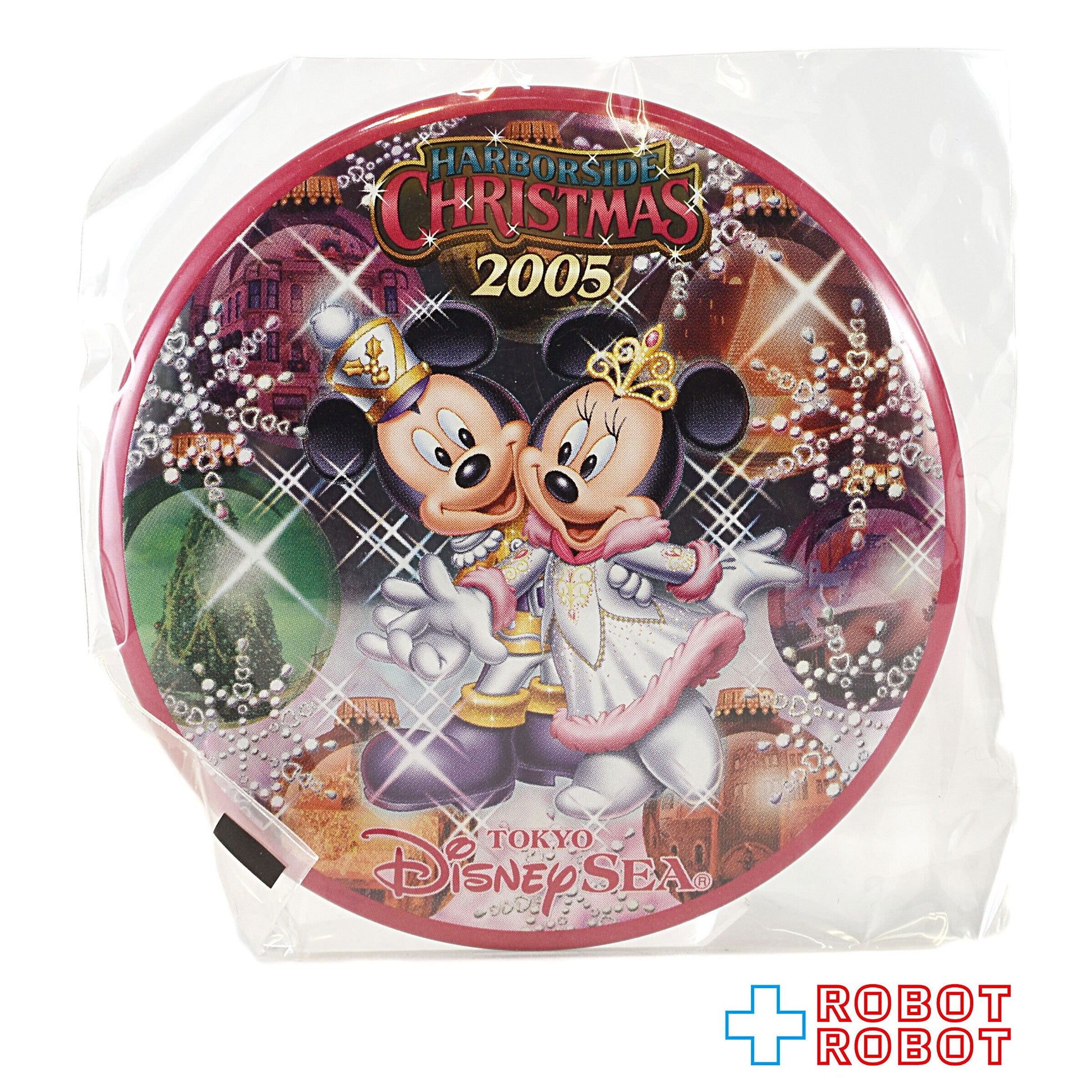 TDS 東京ディズニーシー 2005 ハーバーサイドクリスマス 缶バッジ