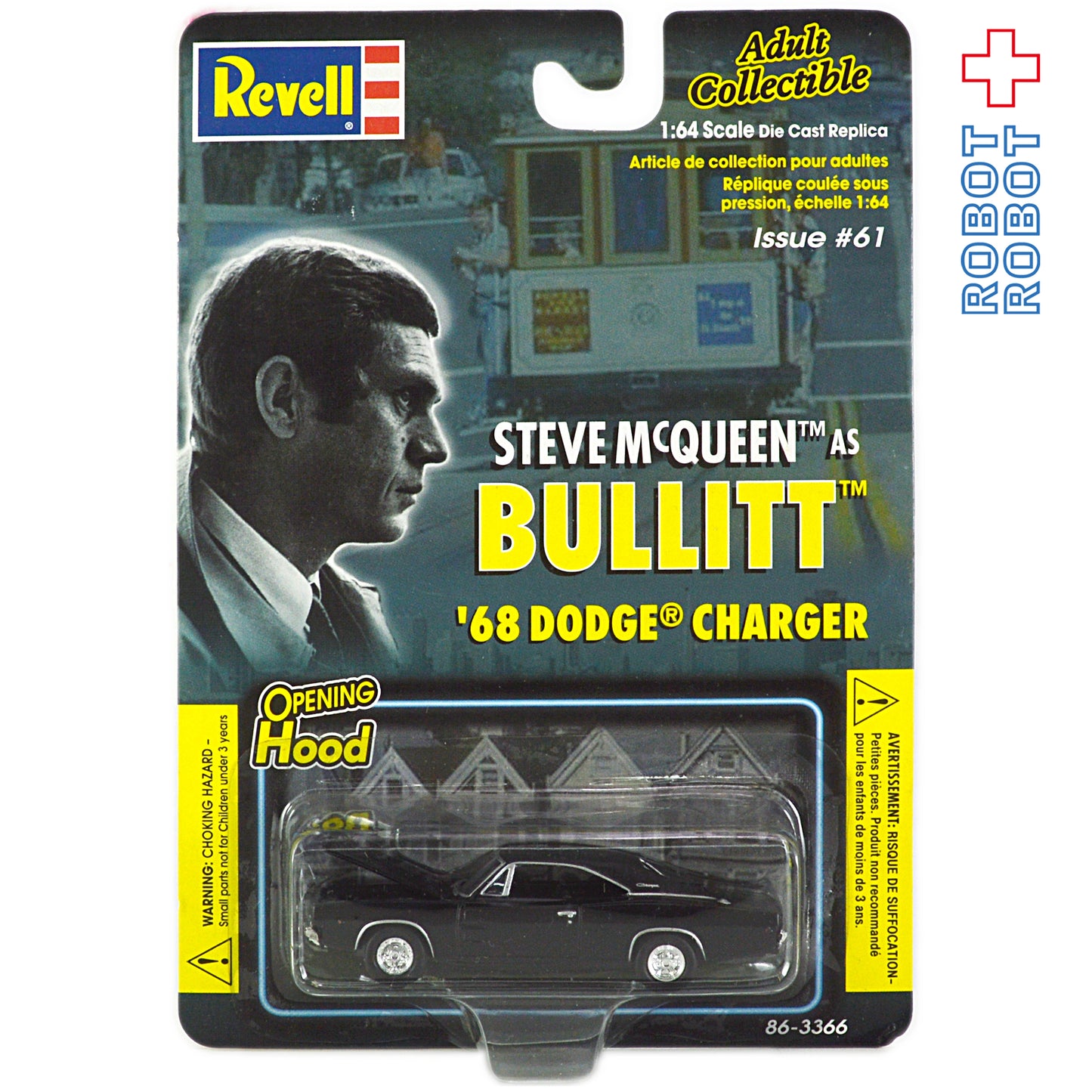 Revell スティーヴ・マックィーン ブリット 68年 ダッジチャージャー 1/64