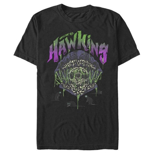 ストレンジャー・シングス Tシャツ tranger Things Welcome to Hawkins Monster Graphic Tee