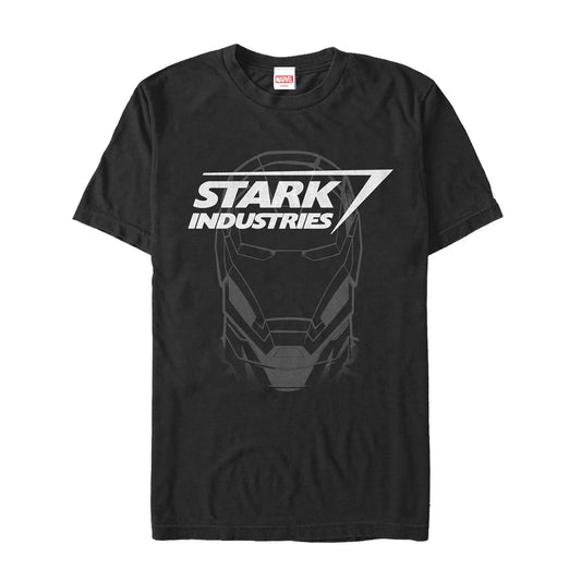 マーベル Tシャツ Marvel Stark Industries Iron Man Logo Black