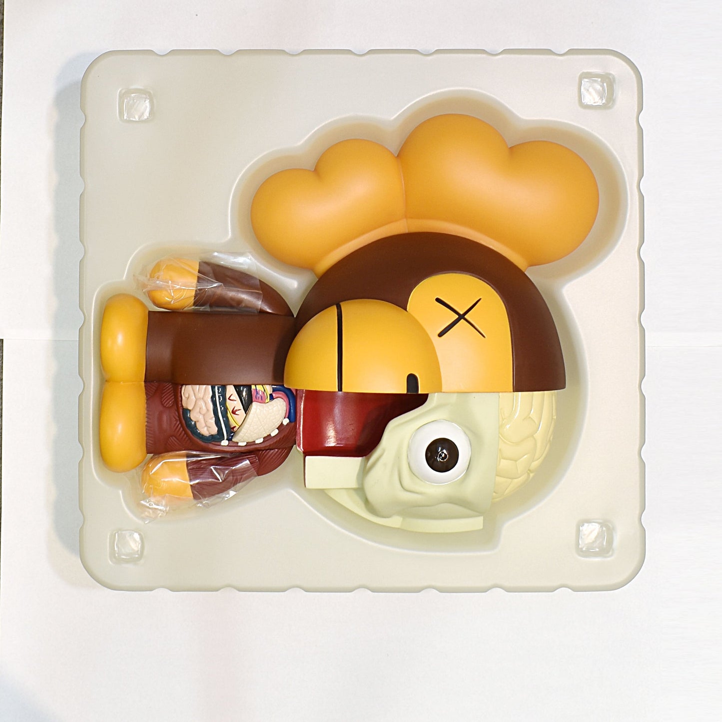 KAWS カウズ MILO マイロ 人体模型 茶猿 A BATHING APE × Original Fake オリジナルフェイク 赤箱 開封品