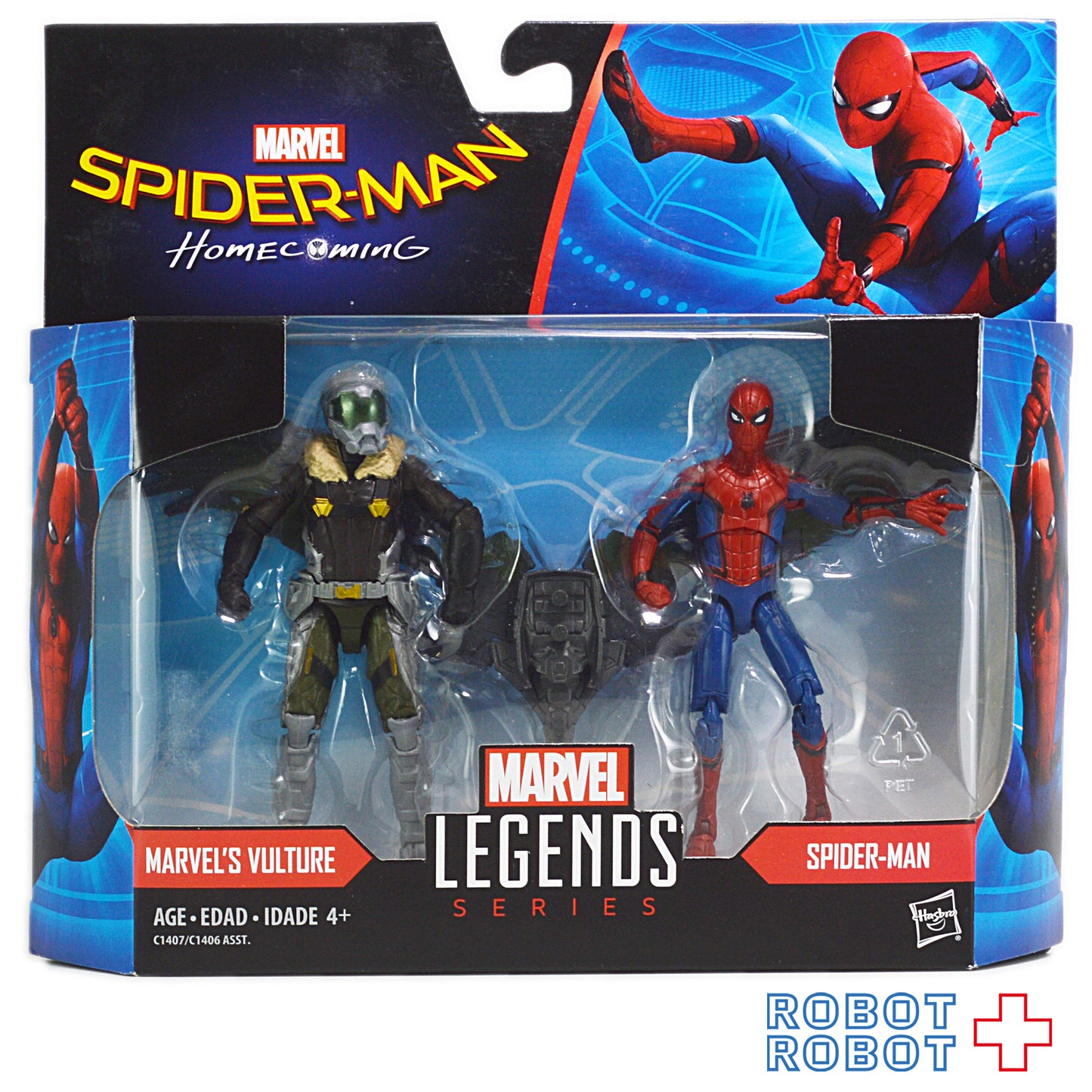 ハズブロ スパイダーマン ホームカミング マーベルレジェンド 3.75インチ ベーシックフィギュア 2パック スパイダーマン & ヴァルチャー