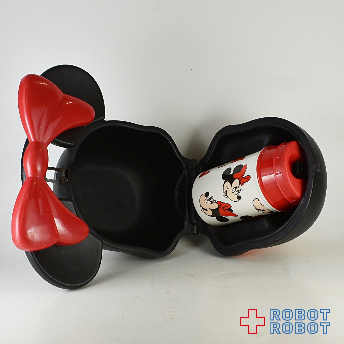 ミニーマウスの顔のカタチのランチボックス ALADDIN