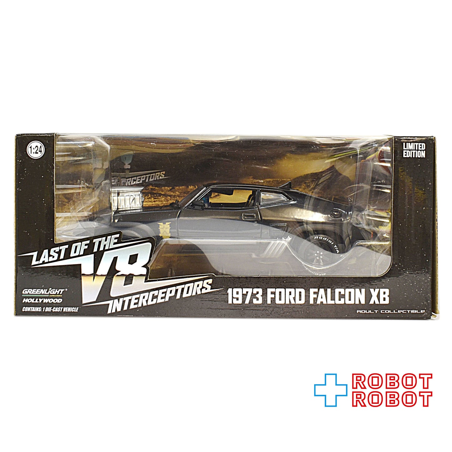 グリーンライト Last of the V8 Interceptors マッドマックス 1973 フォード ファルコン VB 1/24 ダイキャストカー  未開封