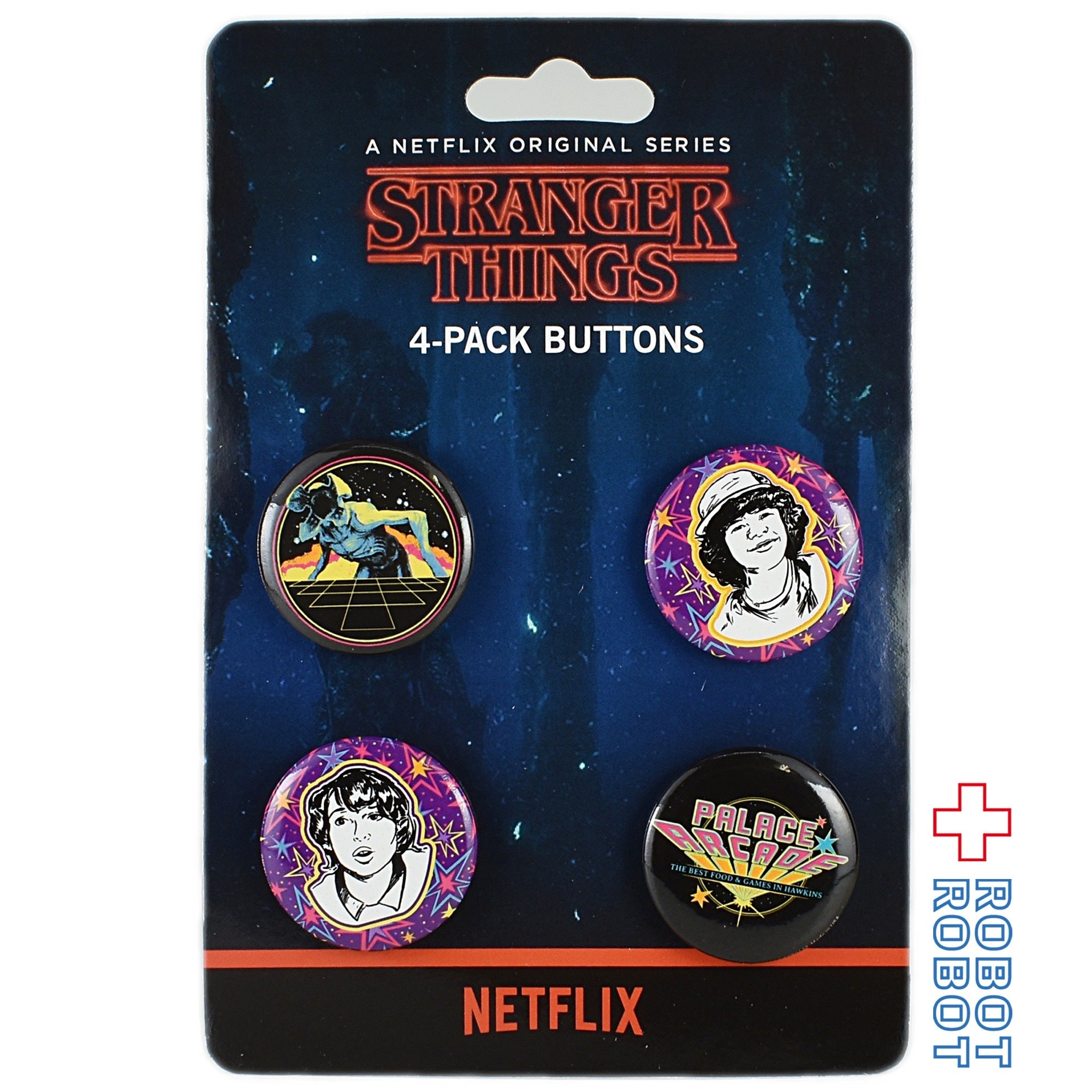 ストレンジャーシングス 缶バッジ