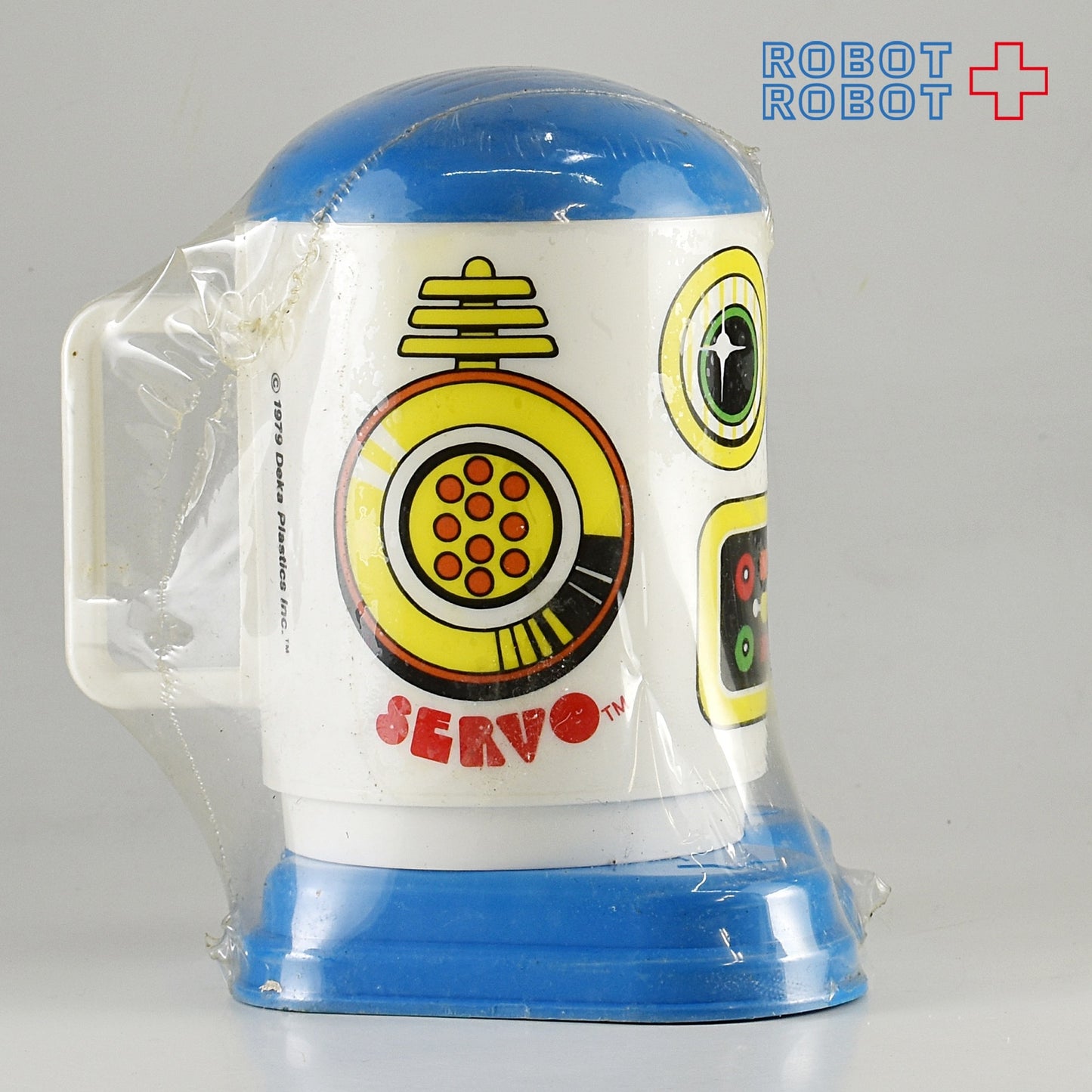 DEKA サーボ ロボット マグカップ ストロー付き