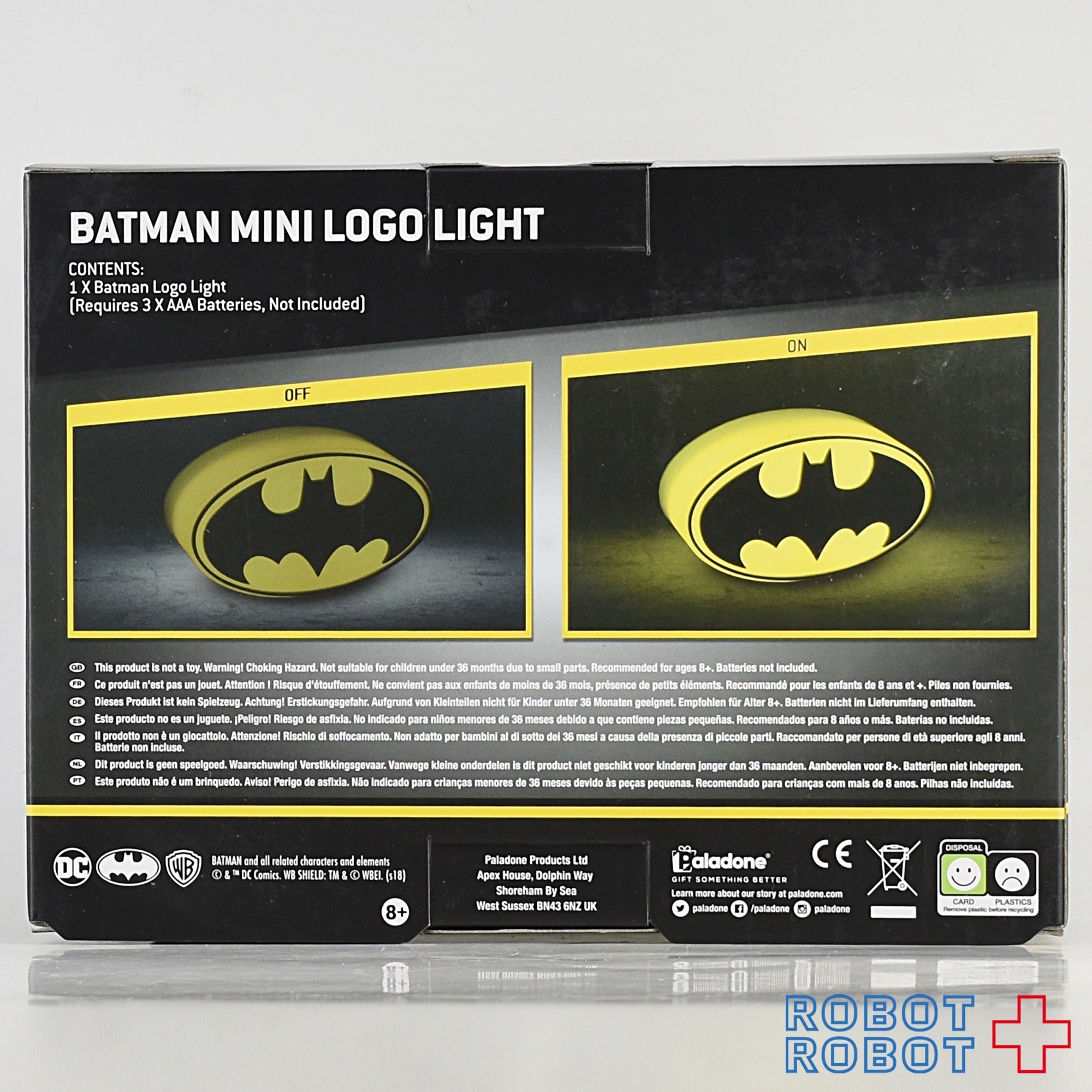 超激安好評美品 ライトボックス『ＴＨＥ ＢＡＴＭＡＮ－ザ・バットマン－』ロゴ ホットトイズ アメコミ