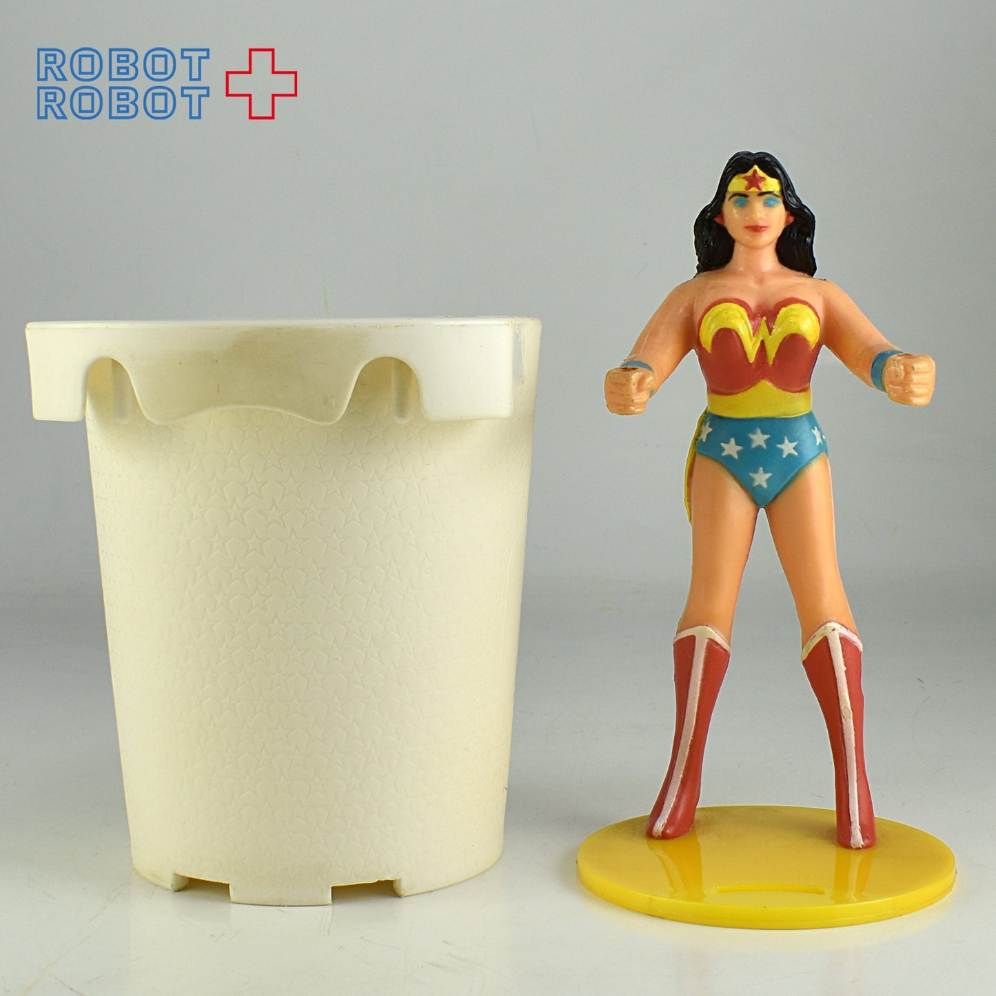 バーガーキング ワンダーウーマン プラスチックカップ w フィギュア