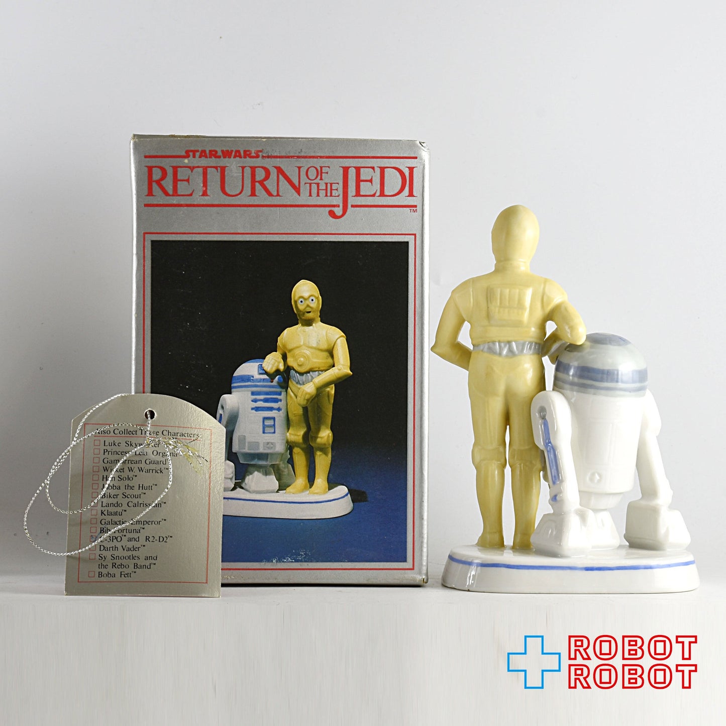 シグマ社 スター・ウォーズ C-3PO & R2-D2 陶器フィギュア 箱付
