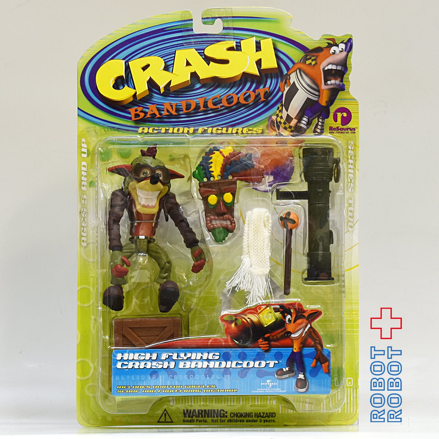 クラッシュ・バンディクー アクション・フィギュア ハイフライングクラッシュバンディクー