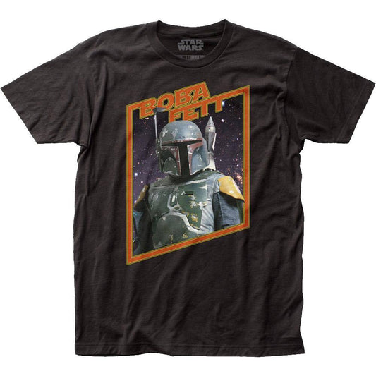 スター・ウォーズ Tシャツ Star Wars Boba Fett Bounty Hunter Premium Black T-Shirt
