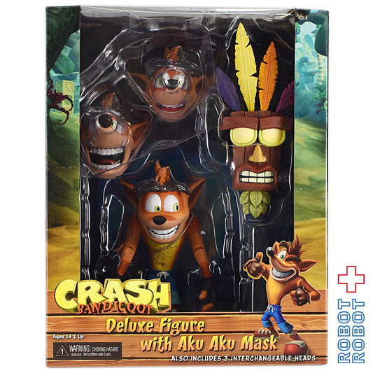 NECA クラッシュ・バンディクー/  クラッシュ・バンディクー with アクアクマスク 5.5インチ