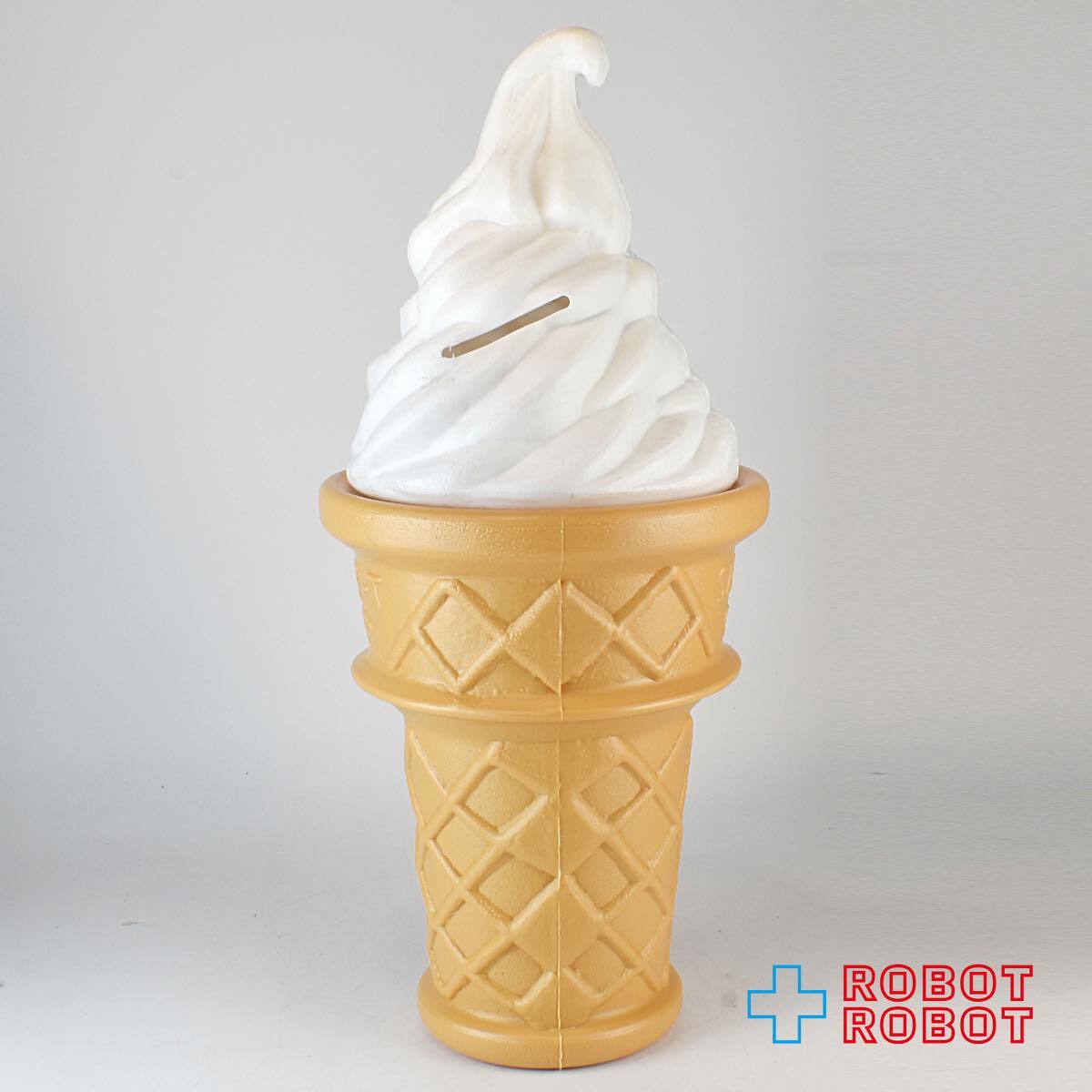 ソフトクリーム ポリ貯金箱 バニラ
