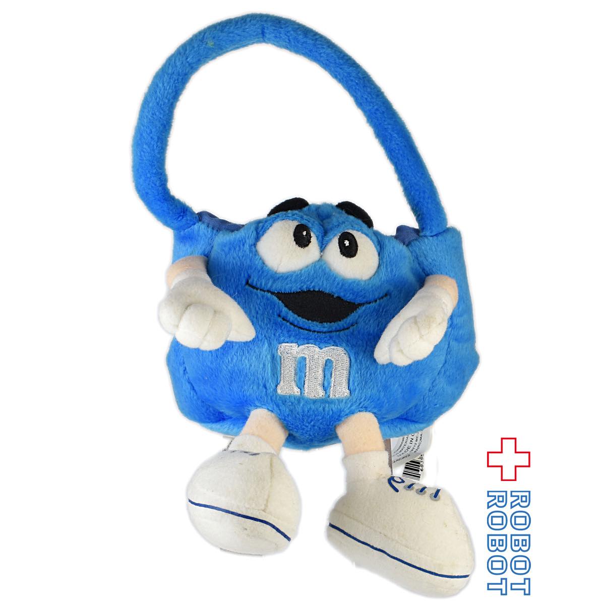 M&M's ブルー ぬいぐるみ ポーチ バッグ