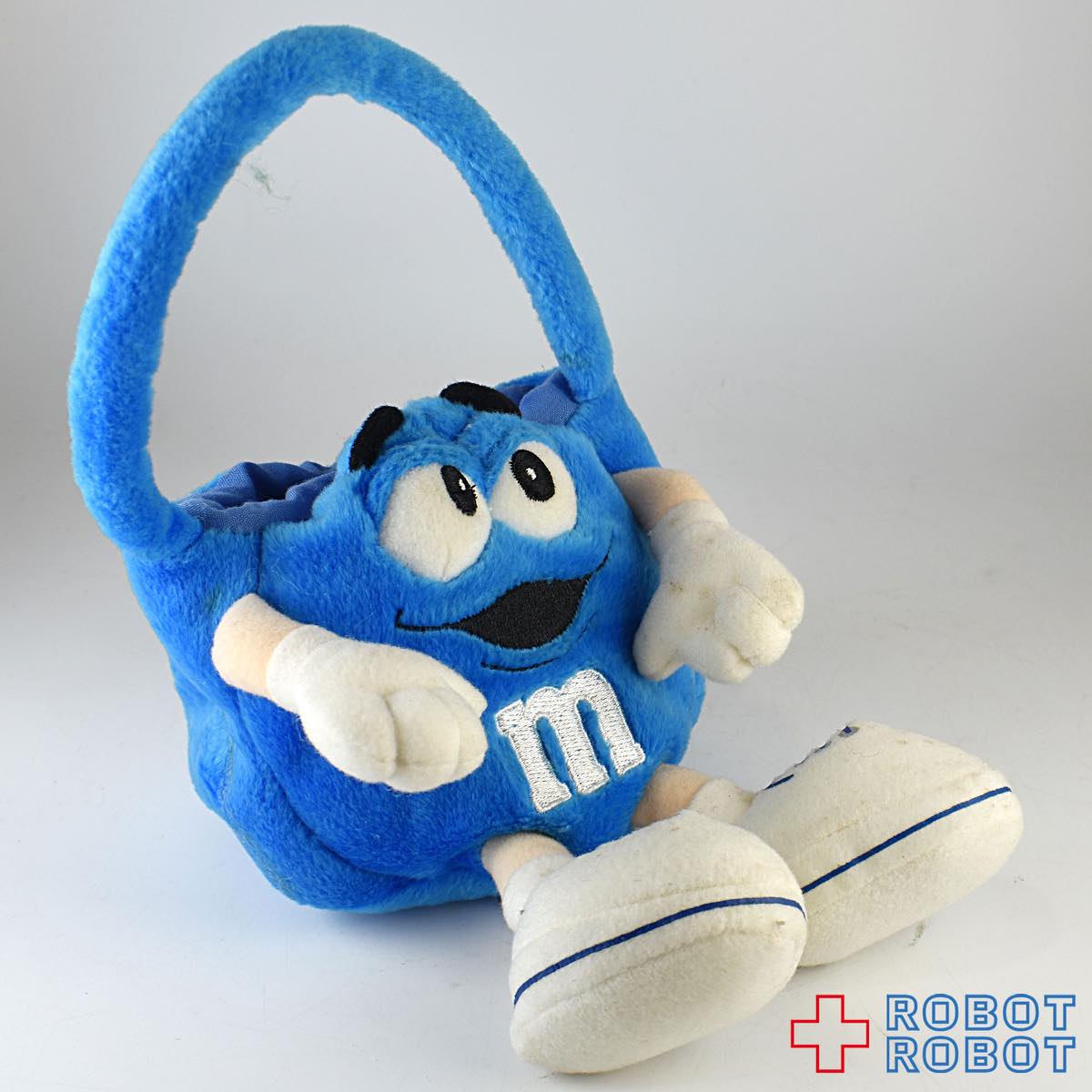 M&M's ブルー ぬいぐるみ ポーチ バッグ