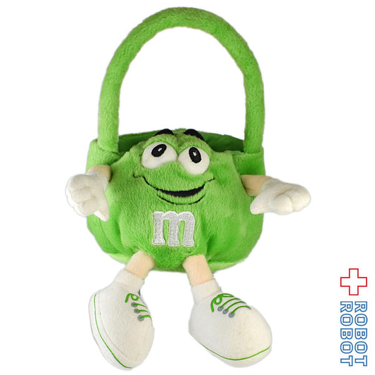 M&M's グリーン ぬいぐるみ ポーチ バッグ